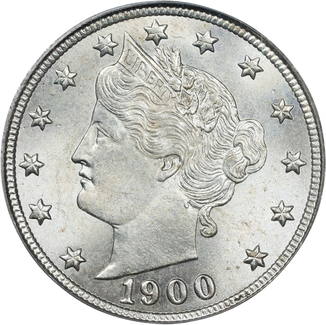 1900 Liberty Head Nickel. MS-64 (PCGS).