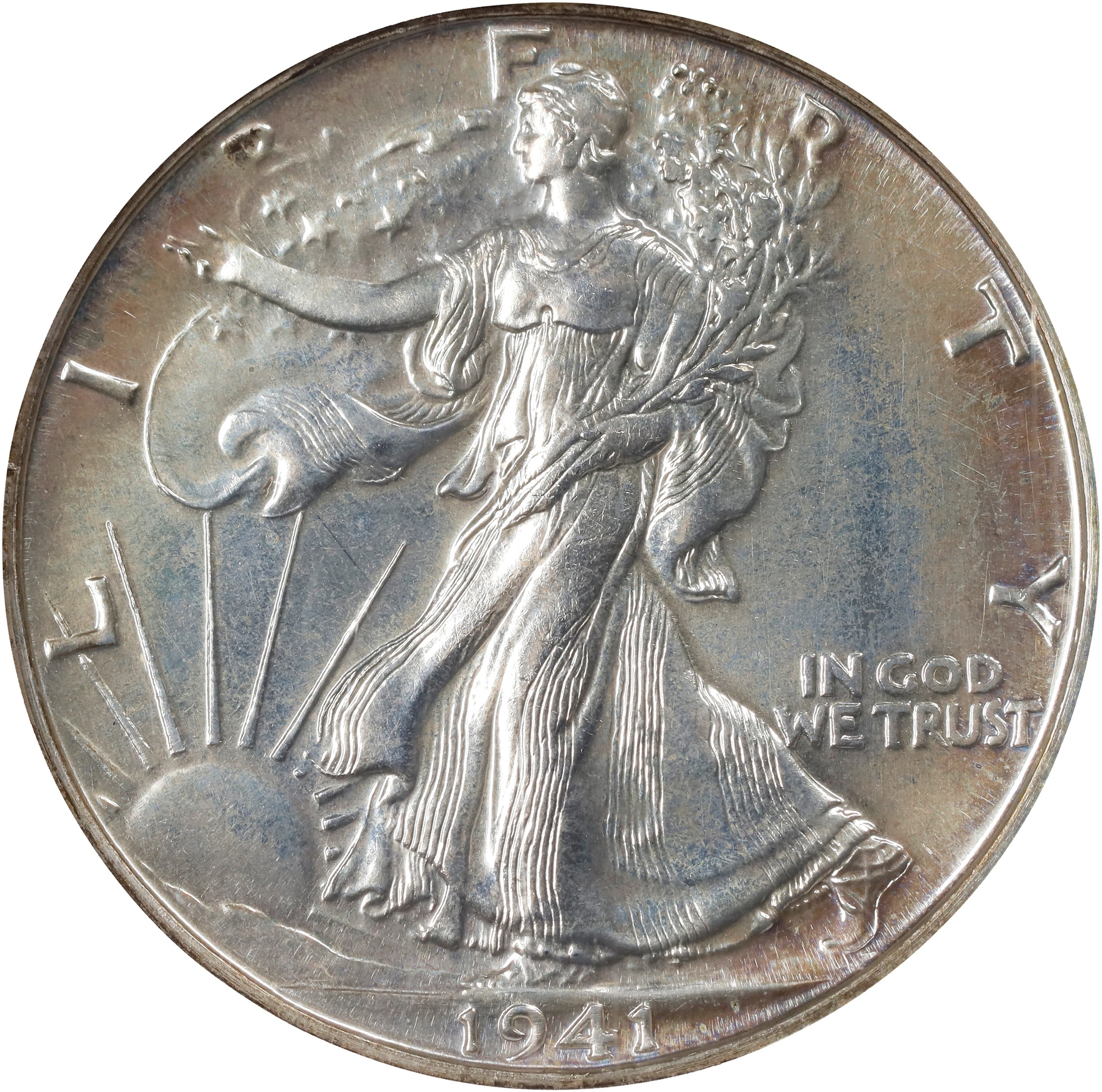 1941 Walking Liberty Half Dollar. Proof-64 (NGC).