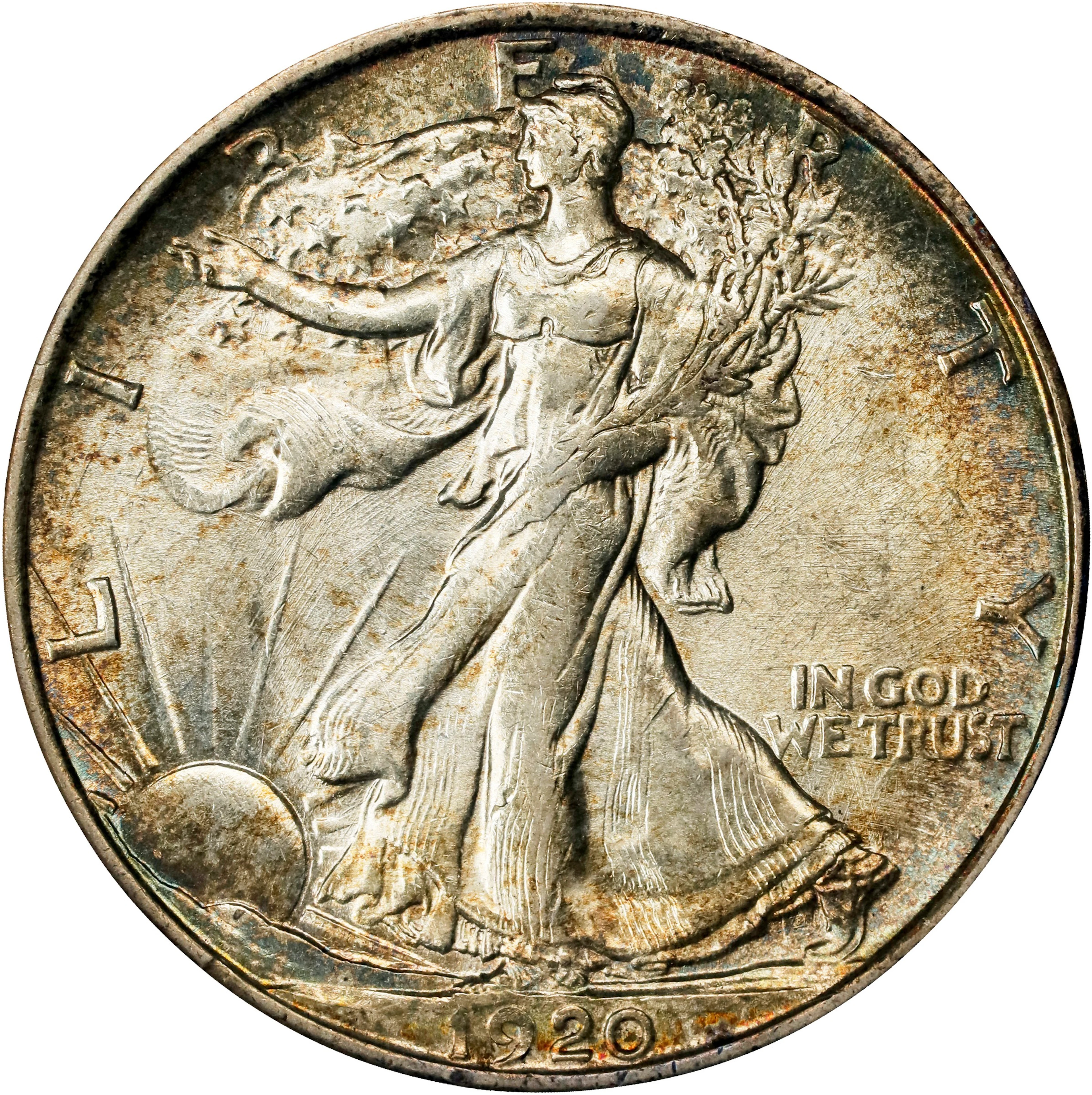 1920 Walking Liberty Half Dollar. MS-60 (ANACS). OH.