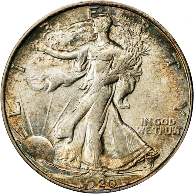 1920 Walking Liberty Half Dollar. MS-60 (ANACS). OH.