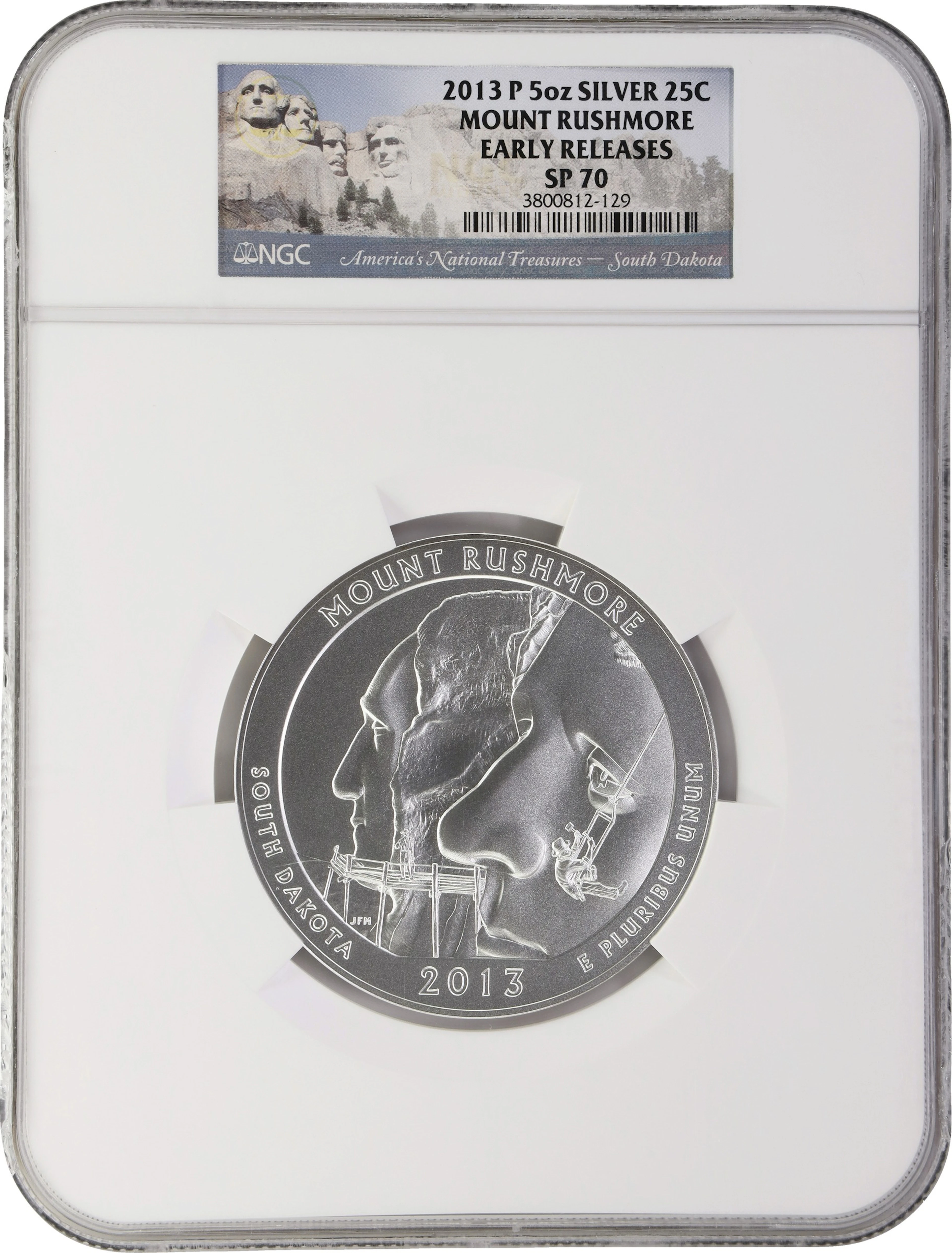 (5 oz, 155.52 g ASW). 2013-P Mount Rushmore America the Beautiful