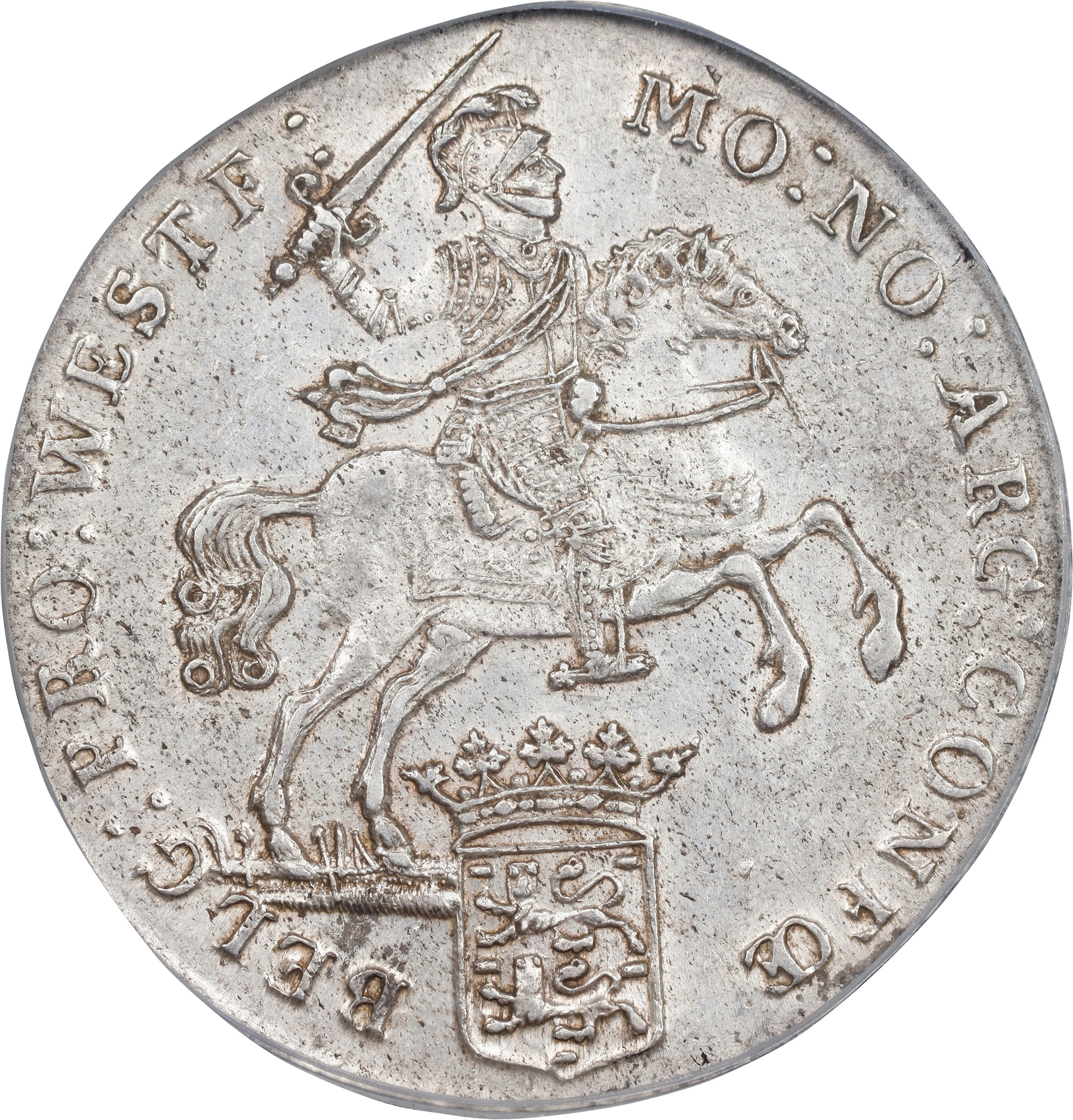 NETHERLANDS. West Friesland. Ducaton, 1785. PCGS AU-55.
