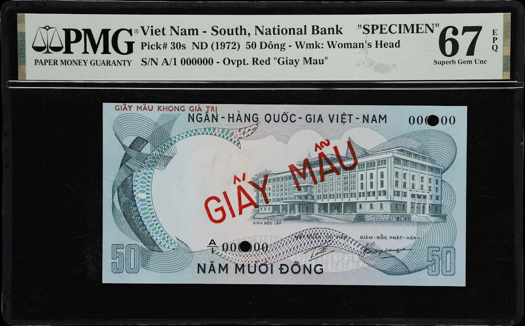 VIETNAM, SOUTH. National Bank of Vietnam. 50 Dong, ND (1972). P-30s.
