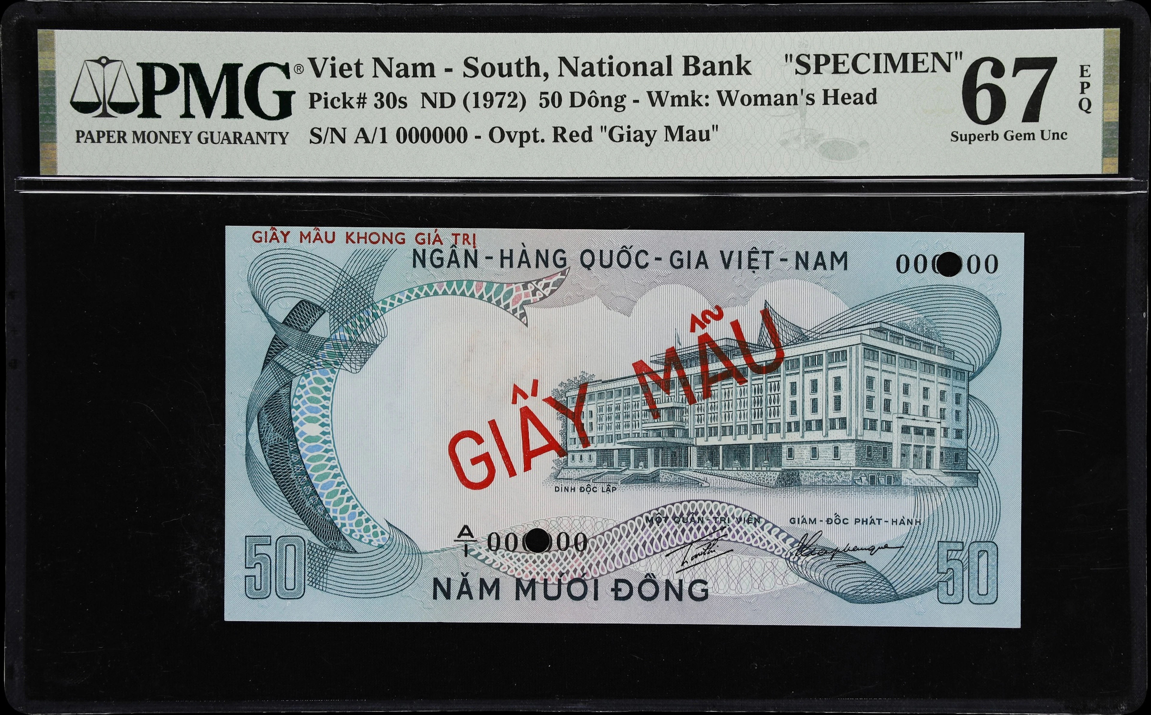 VIETNAM, SOUTH. National Bank of Vietnam. 50 Dong, ND (1972). P-30s.
