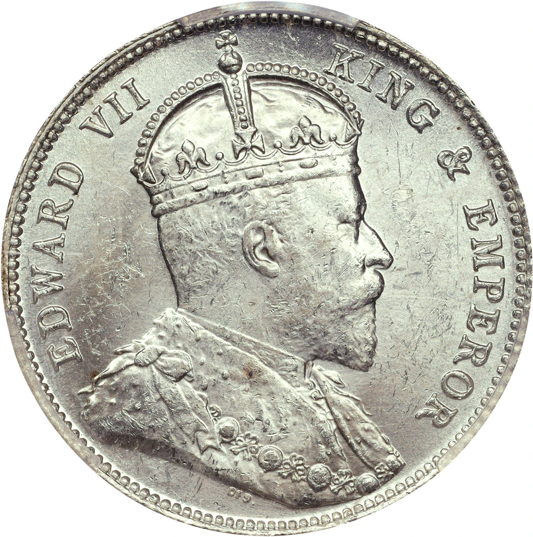 (t) HONG KONG (SAR). 20 Cents, 1902. London Mint. Edward VII. PCGS MS-63.