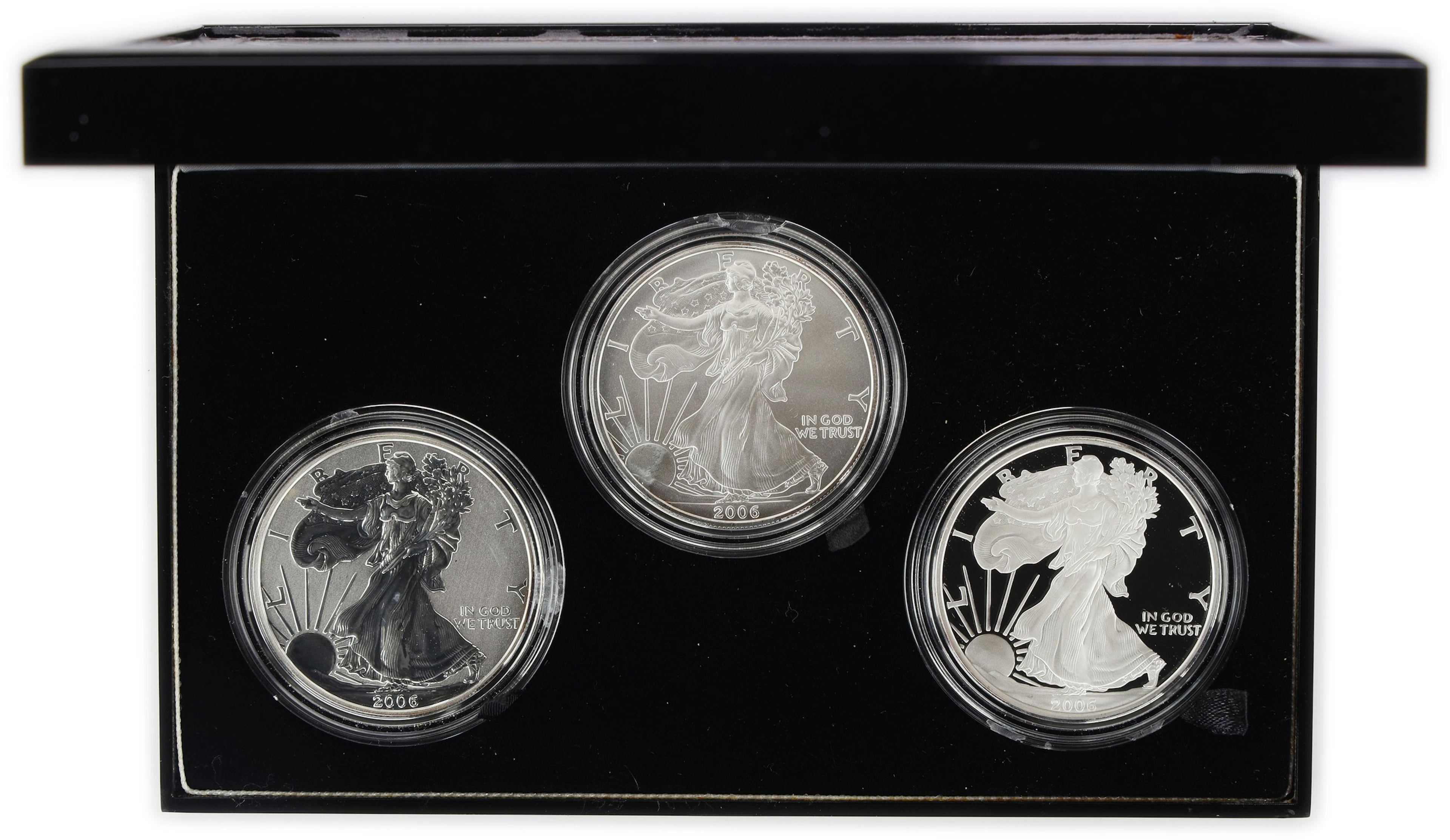 (3 oz, 93.312 g ASW). 2006 American Silver Eagle 20th Anniversary