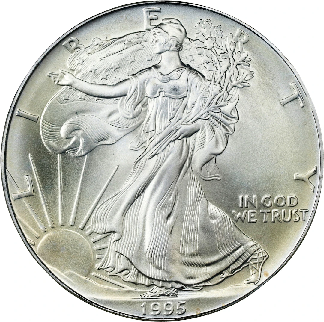 1995 Silver Eagle. Specimen (PCGS). OGH Generation 3.1.