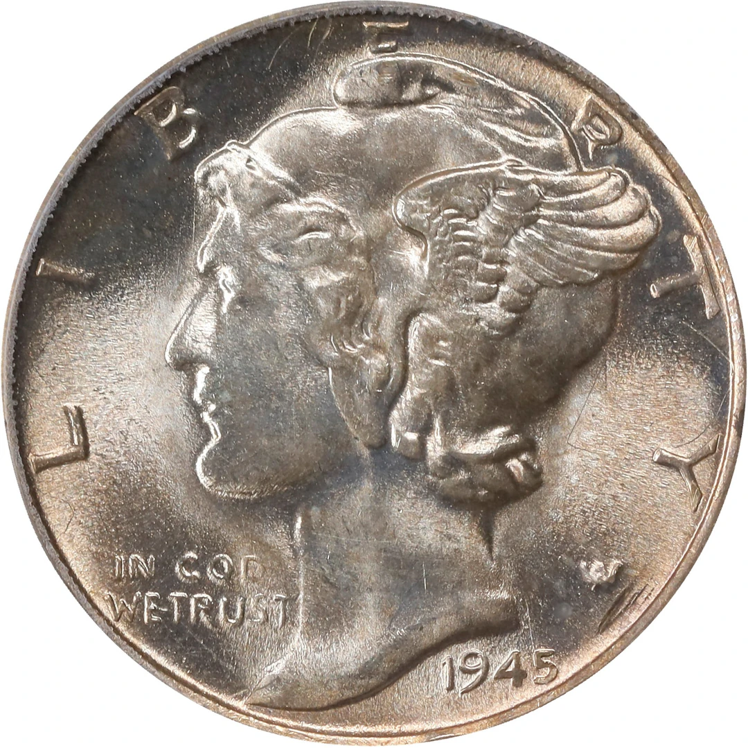 1945-S Mercury Dime. FS-512. Micro S. MS-65 FB (PCGS). CAC. OGH Generation 3.0.