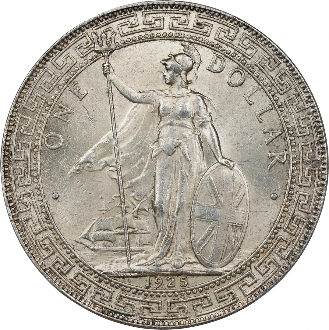 GREAT BRITAIN. Trade Dollar, 1925. London Mint. George V. PCGS MS-63.