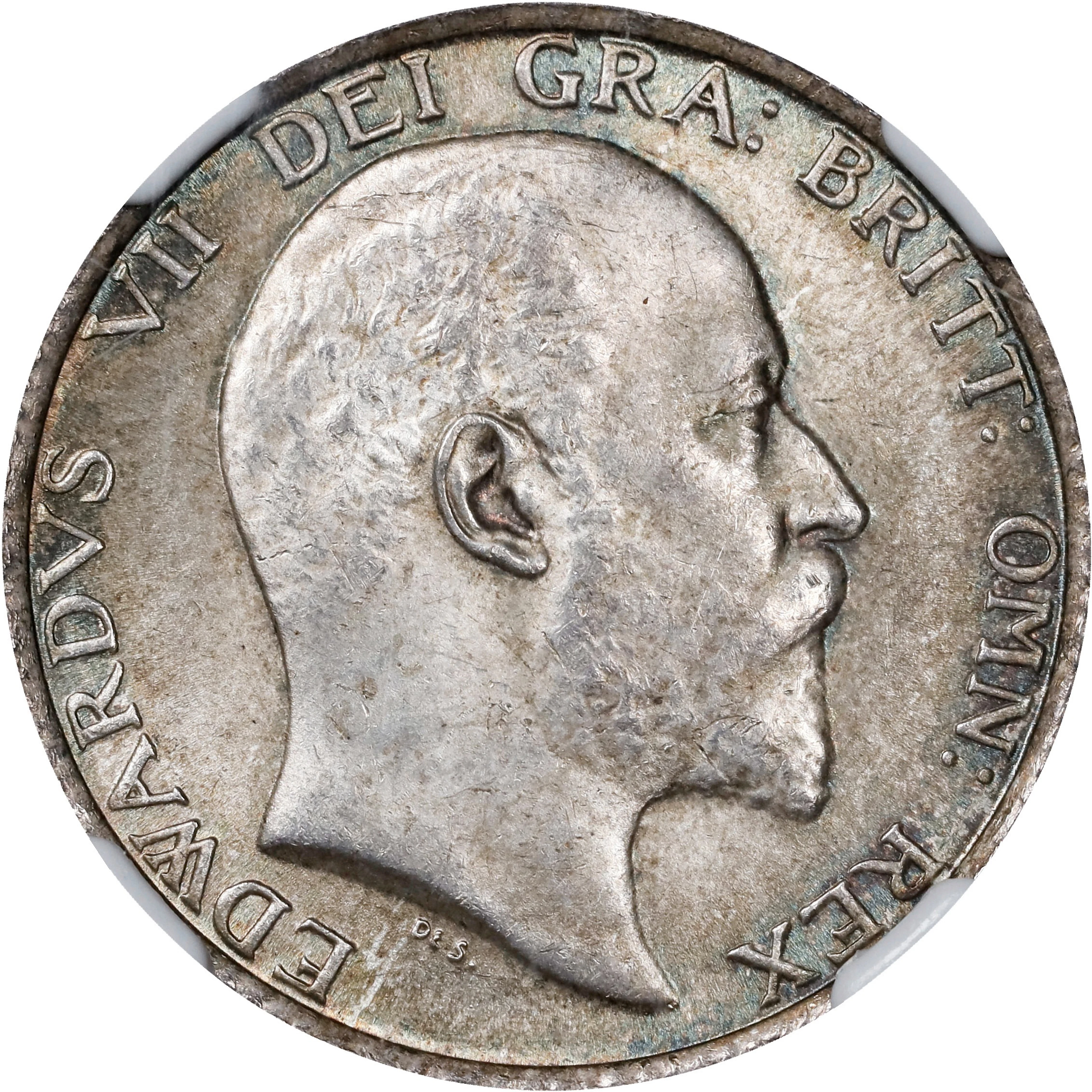 GREAT BRITAIN. Shilling, 1902. London Mint. Edward VII. NGC MS-64.