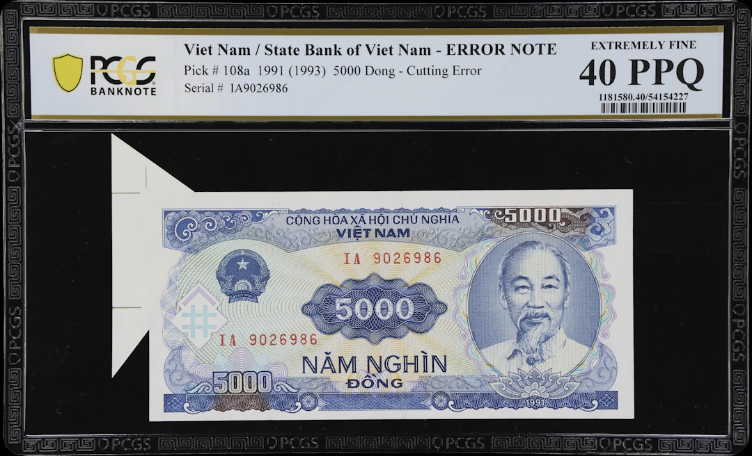VIETNAM. State Bank of Vietnam. 5000 Dong, 1991 (ND 1993). P-108a.
