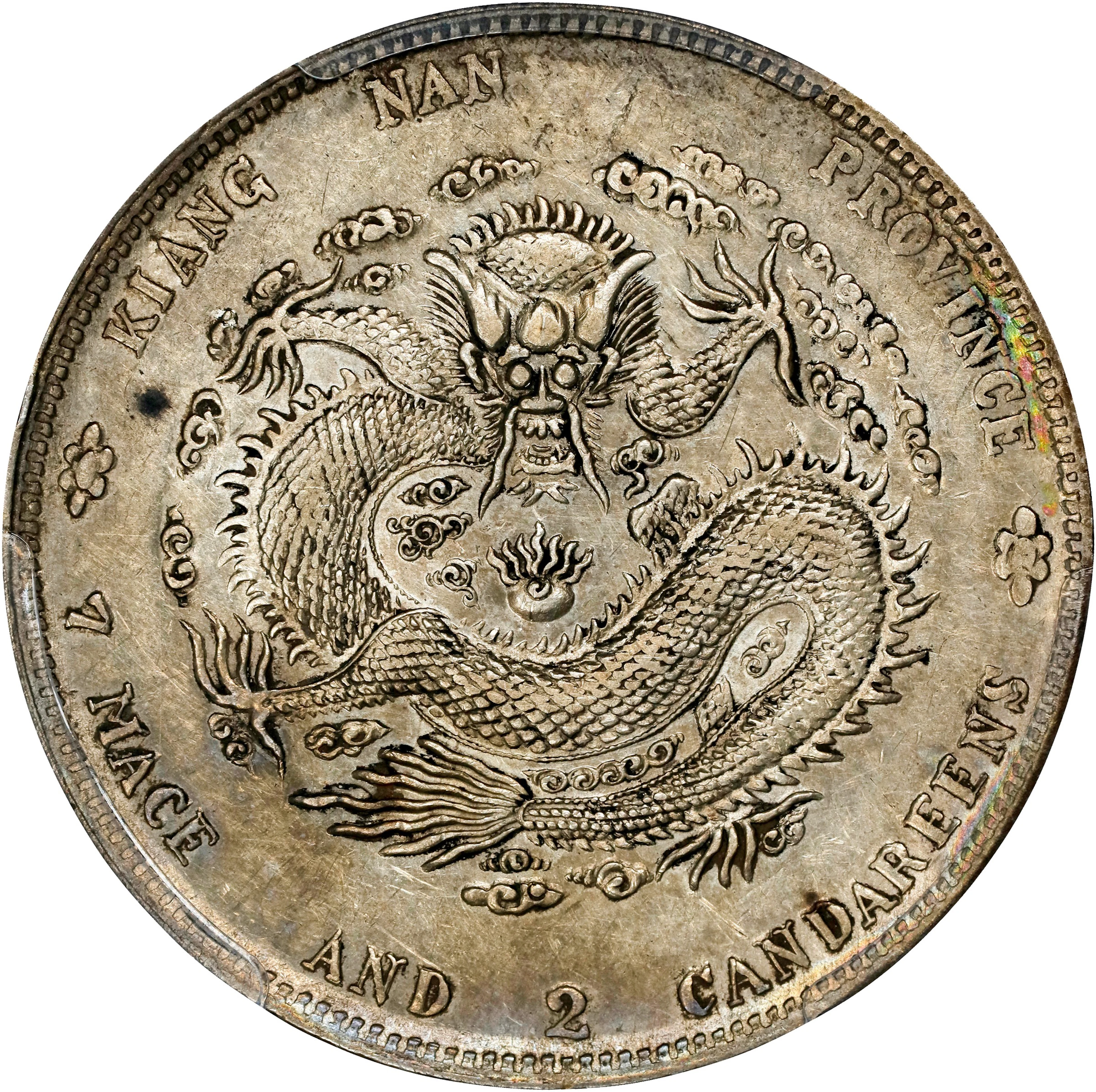 (t) CHINA. Kiangnan. 7 Mace 2 Candareens (Dollar), CD (1901)-HAH.