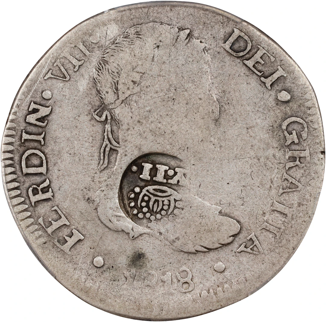 PHILIPPINES. Philippines - Mexico. 8 Reales, ND (1834-37). Manila