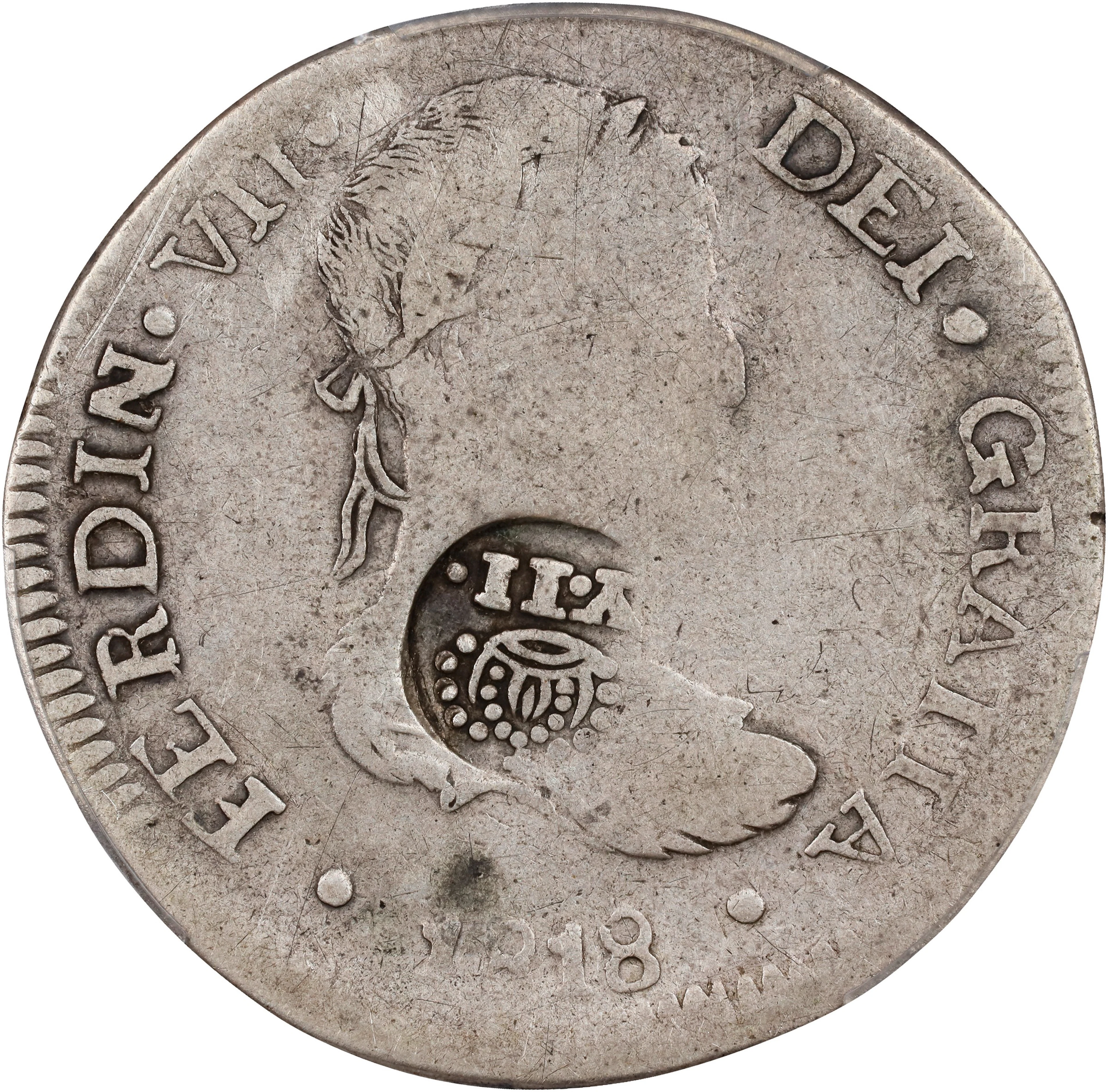 PHILIPPINES. Philippines - Mexico. 8 Reales, ND (1834-37). Manila