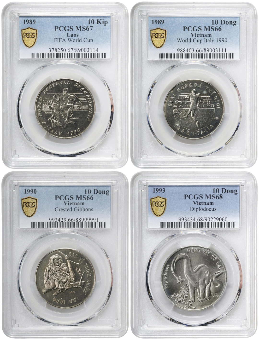 MIXED LOTS. Southeast Asia. Quartet of Mixed Denominations (4 Pieces)