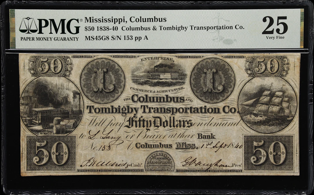 Columbus, Mississippi. Columbus & Tombigby Transportation Company.
