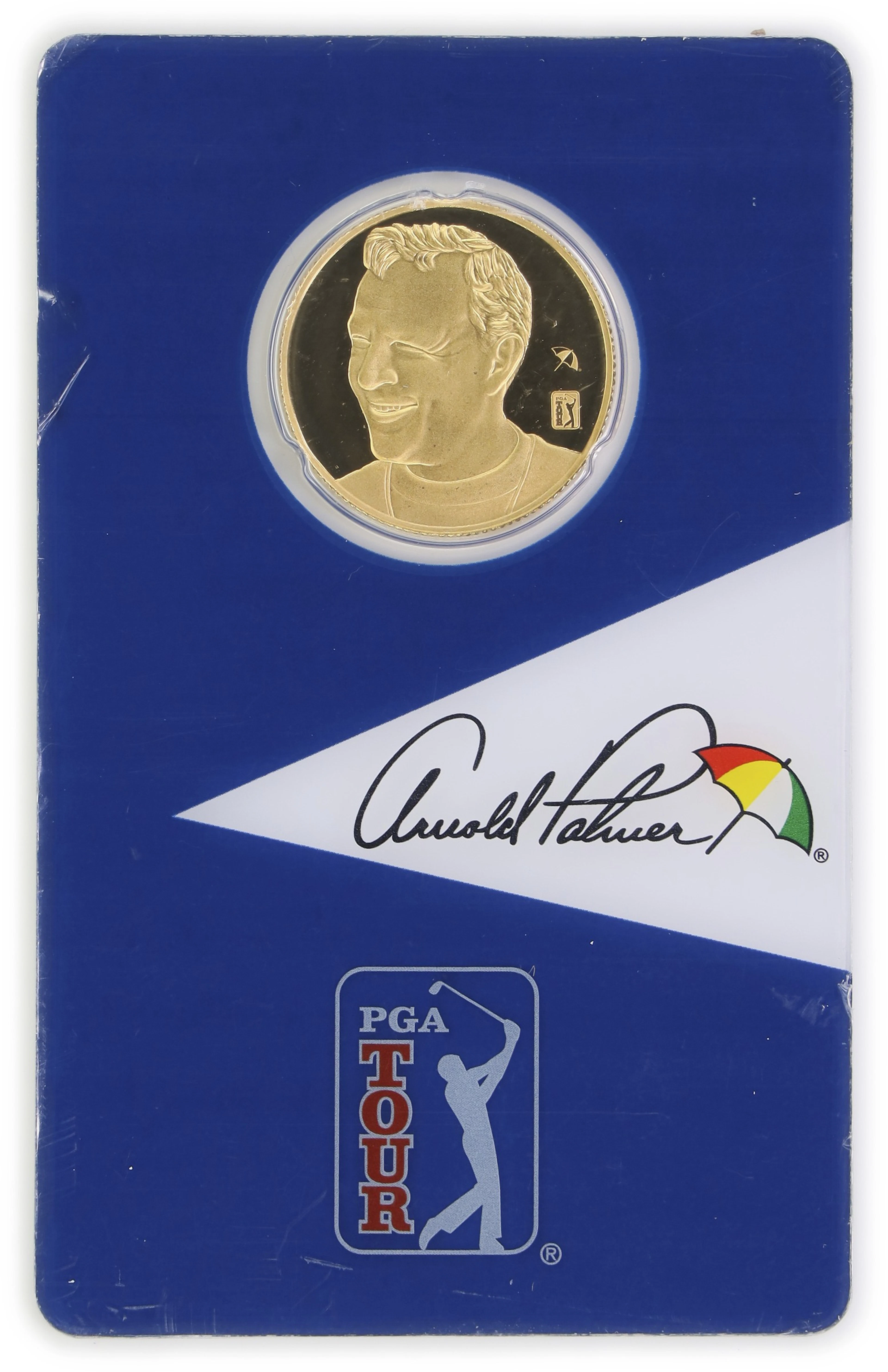 (0.25 oz, 7.776 g AGW). Solomon Islands. 2021 Arnold Palmer 1/4 oz