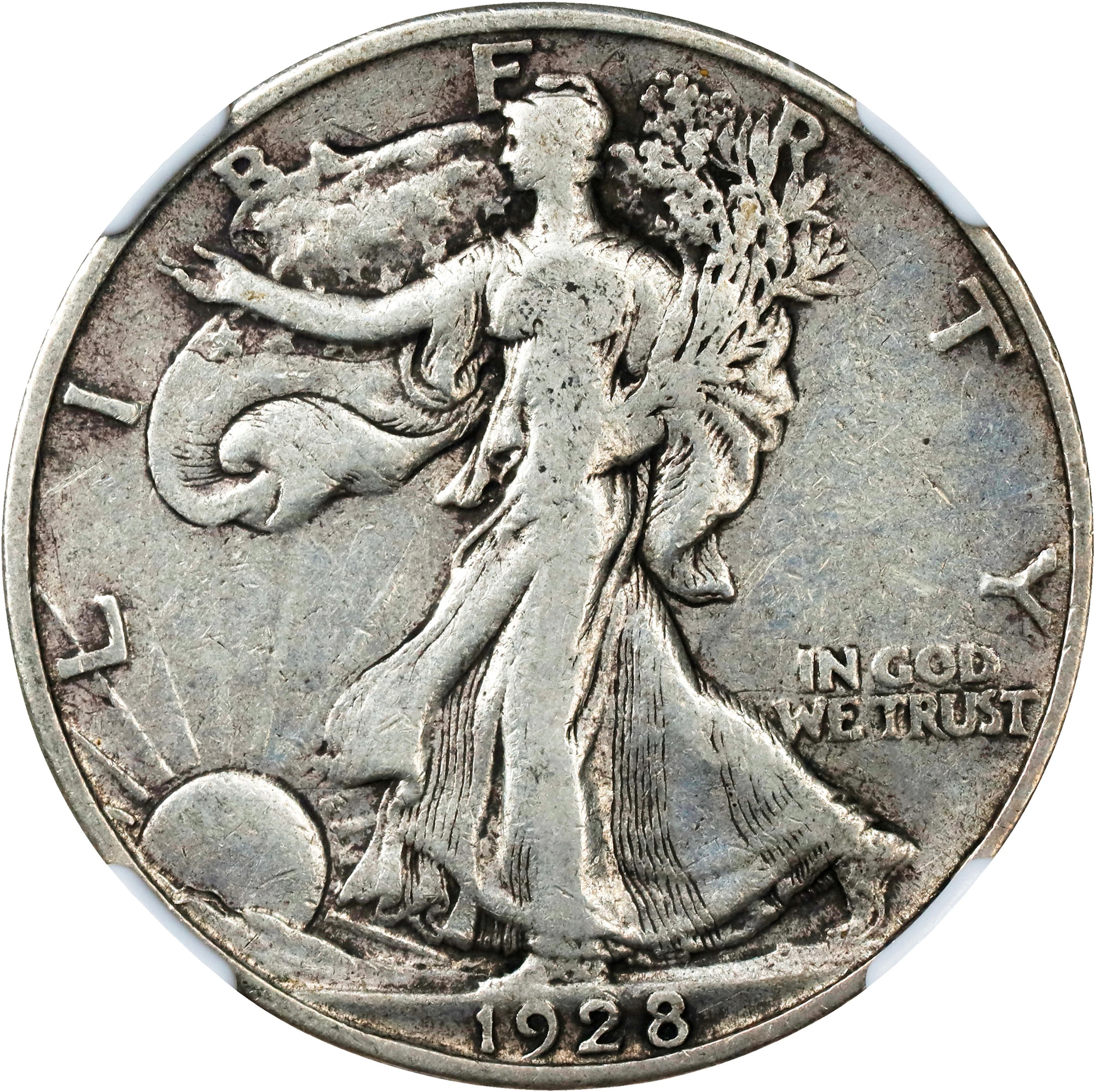 1928-S Walking Liberty Half Dollar. VF-25 (NGC).