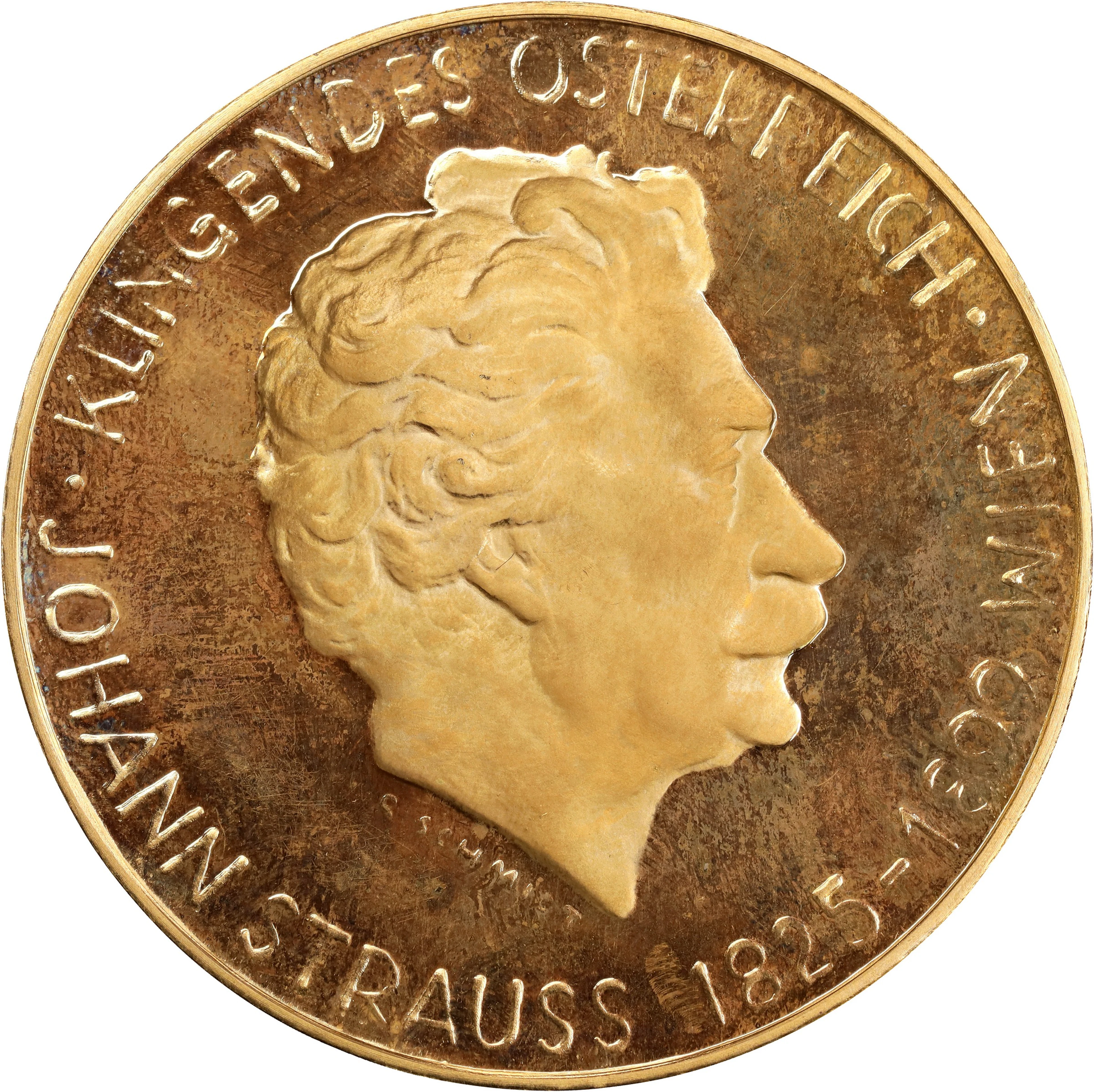 (1.447 oz, 45 g AGW). Austria. 1963 Sounds of Austria Johann Strauss