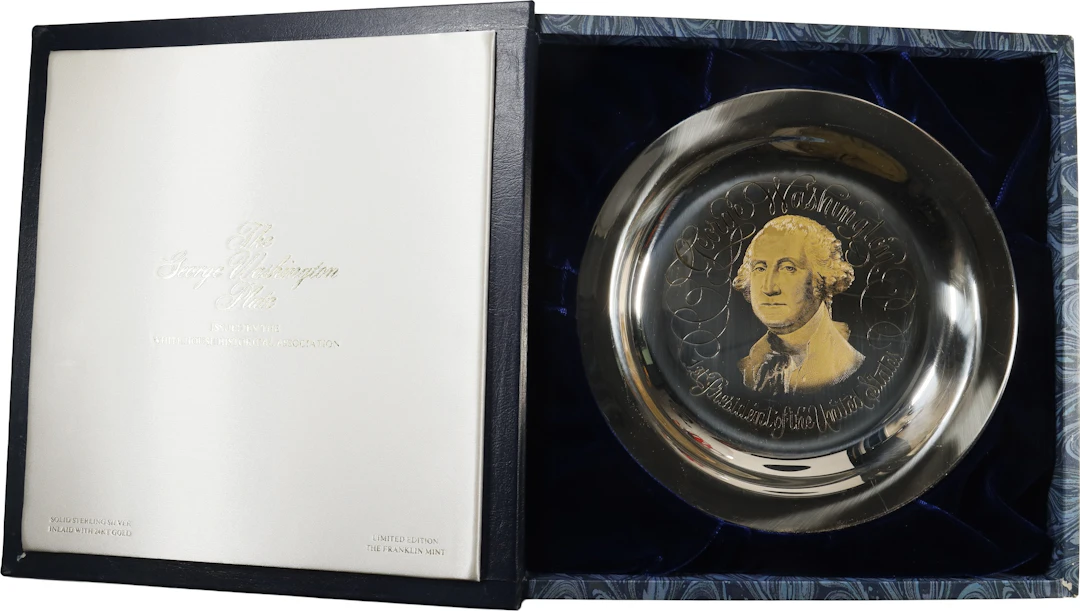 (6.15 oz, 191.293 g ASW). Franklin Mint George Washington Sterling