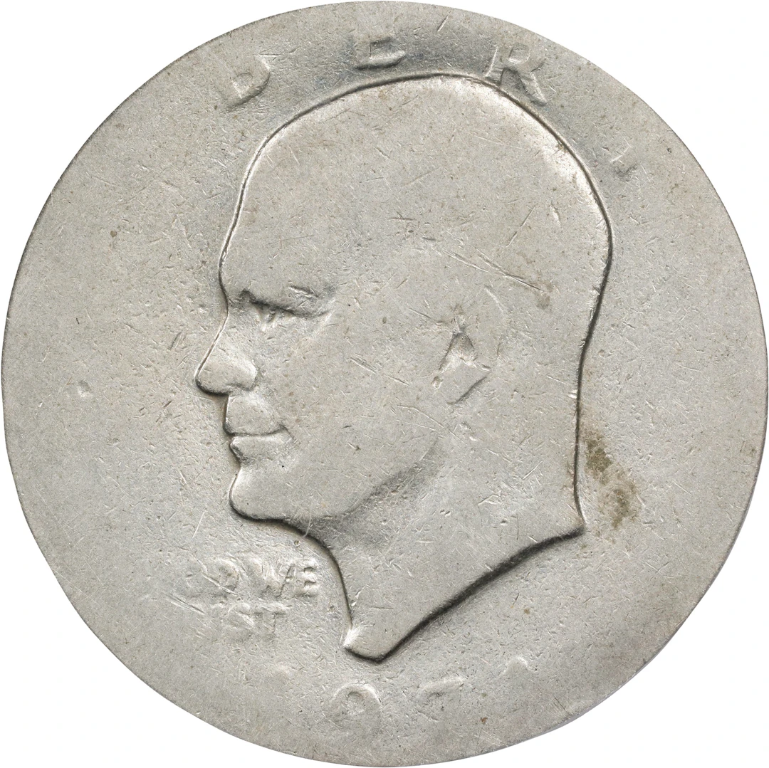 1971 Eisenhower Dollar. Fair-2 (PCGS).
