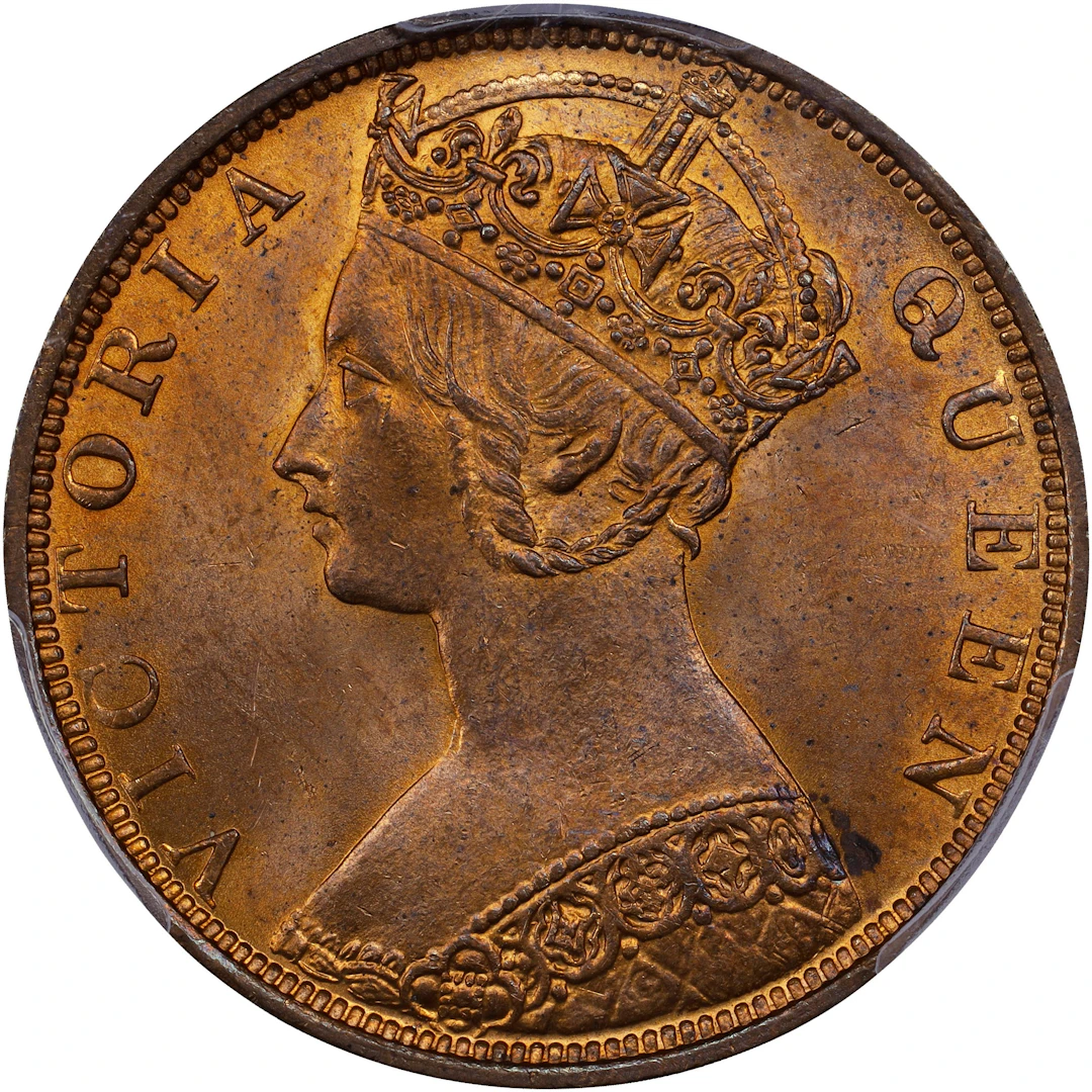 (t) HONG KONG (SAR). Cent, 1900-H. Birmingham (Heaton) Mint. Victoria.