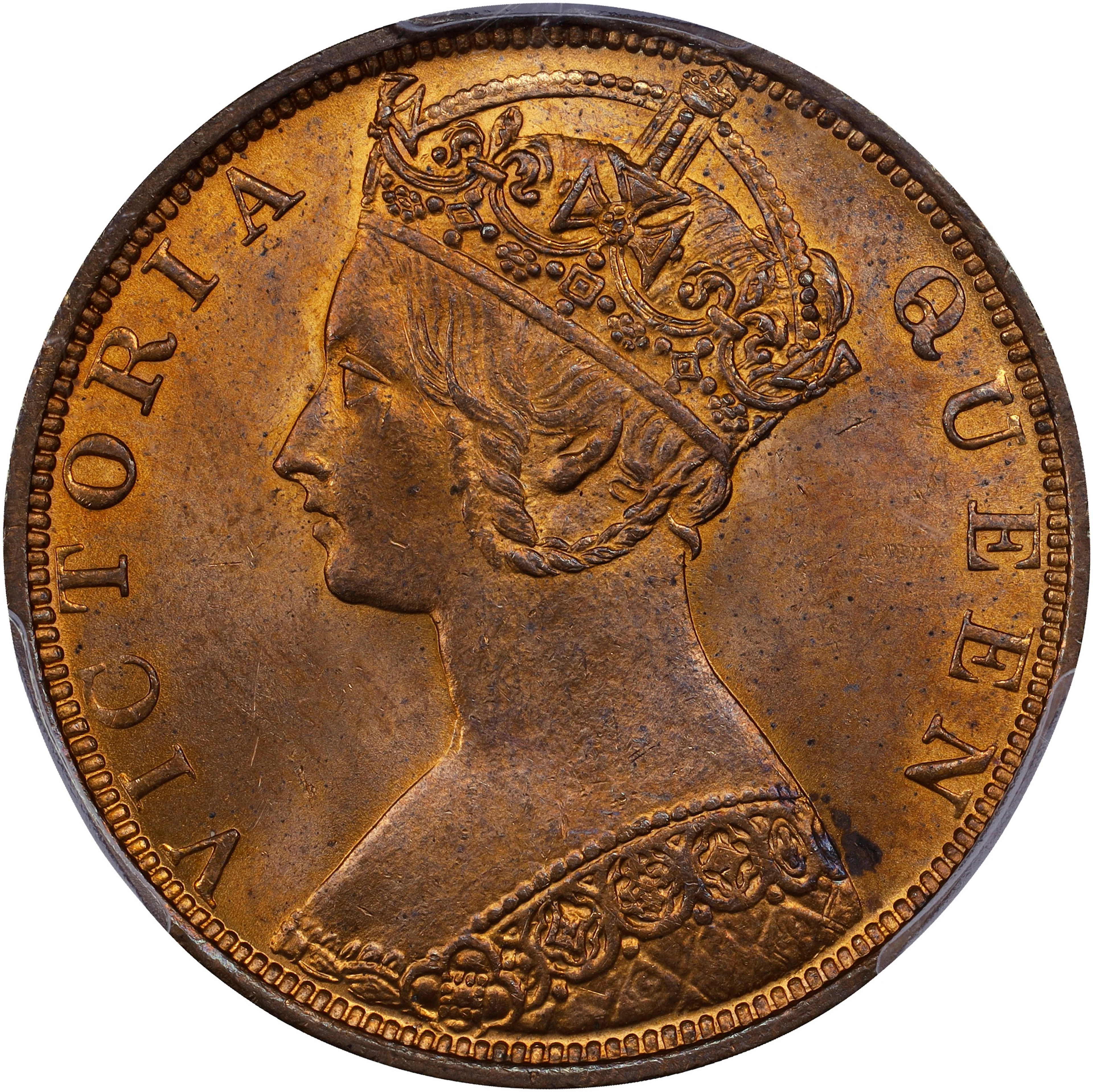 (t) HONG KONG (SAR). Cent, 1900-H. Birmingham (Heaton) Mint. Victoria.