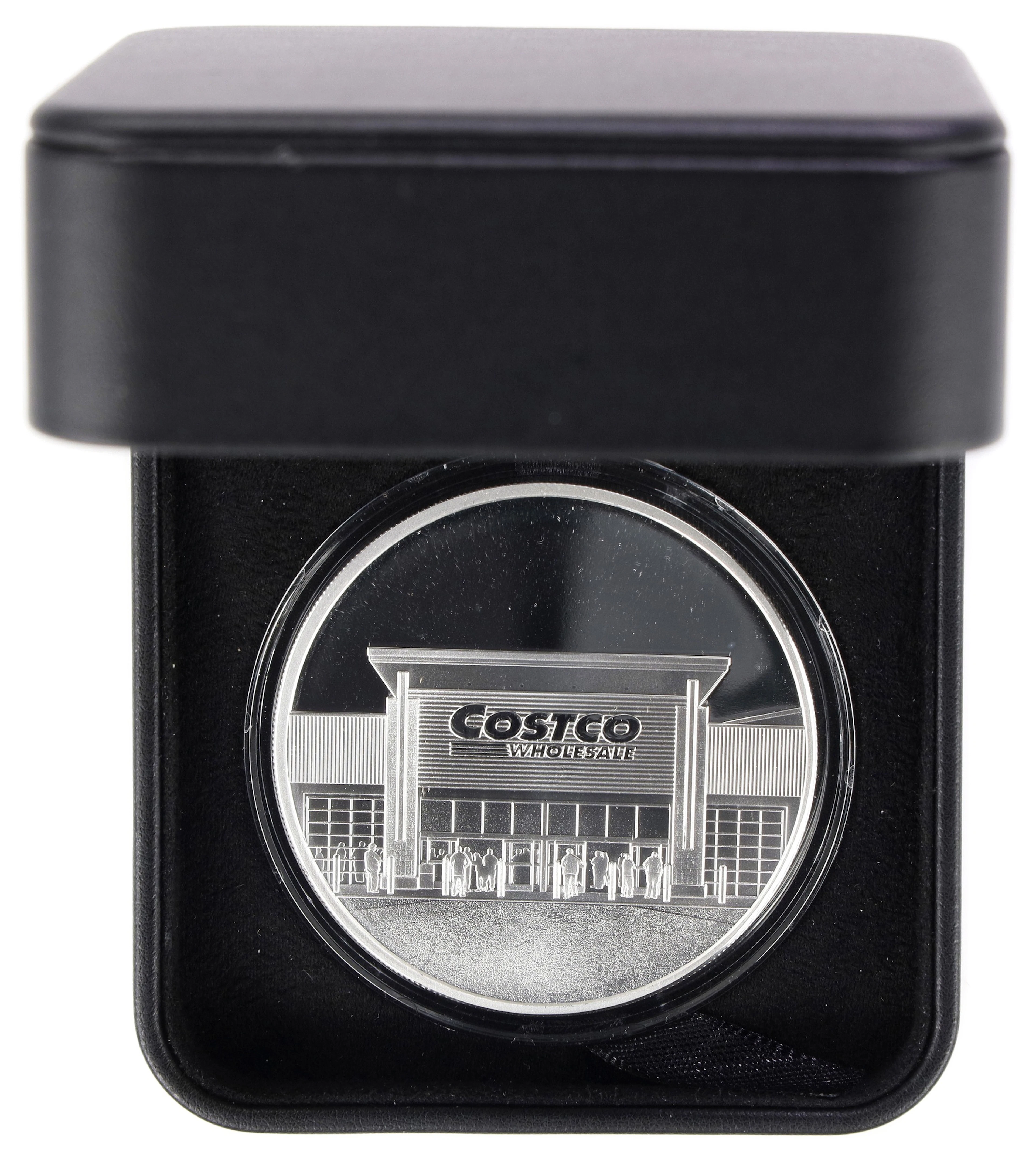 (5 oz, 155.52 g ASW). 2026 Sunshine Minting Costco 5 oz Silver Round.