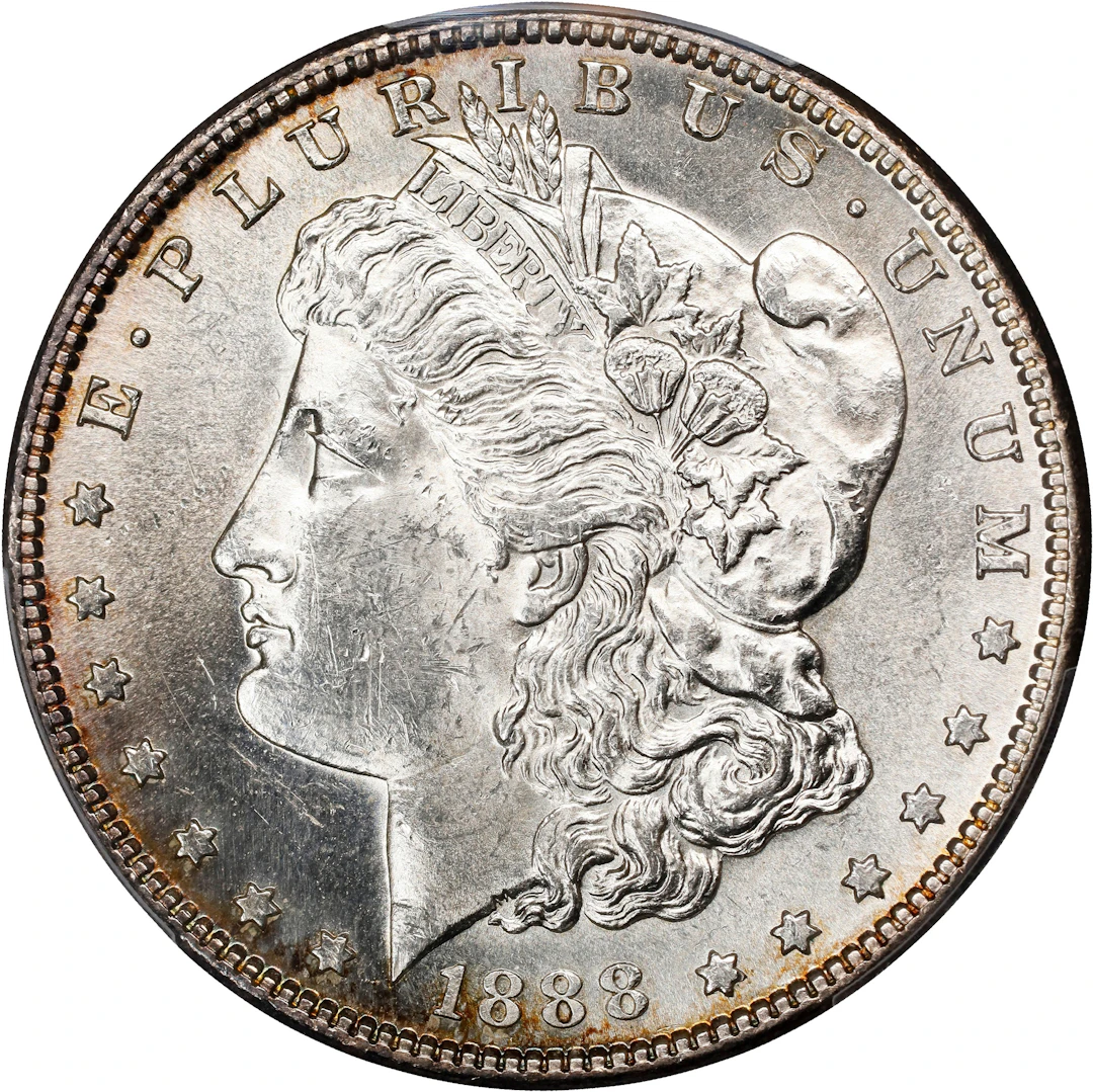 1888-S Morgan Silver Dollar. Unc Details--Cleaned (PCGS).