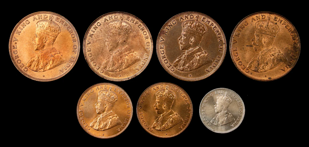(t) HONG KONG (SAR). Septet of Minors (7 Pieces), 1923-36. George