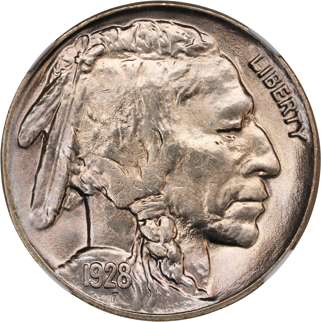 1928 Buffalo Nickel. MS-65 (NGC). CAC.