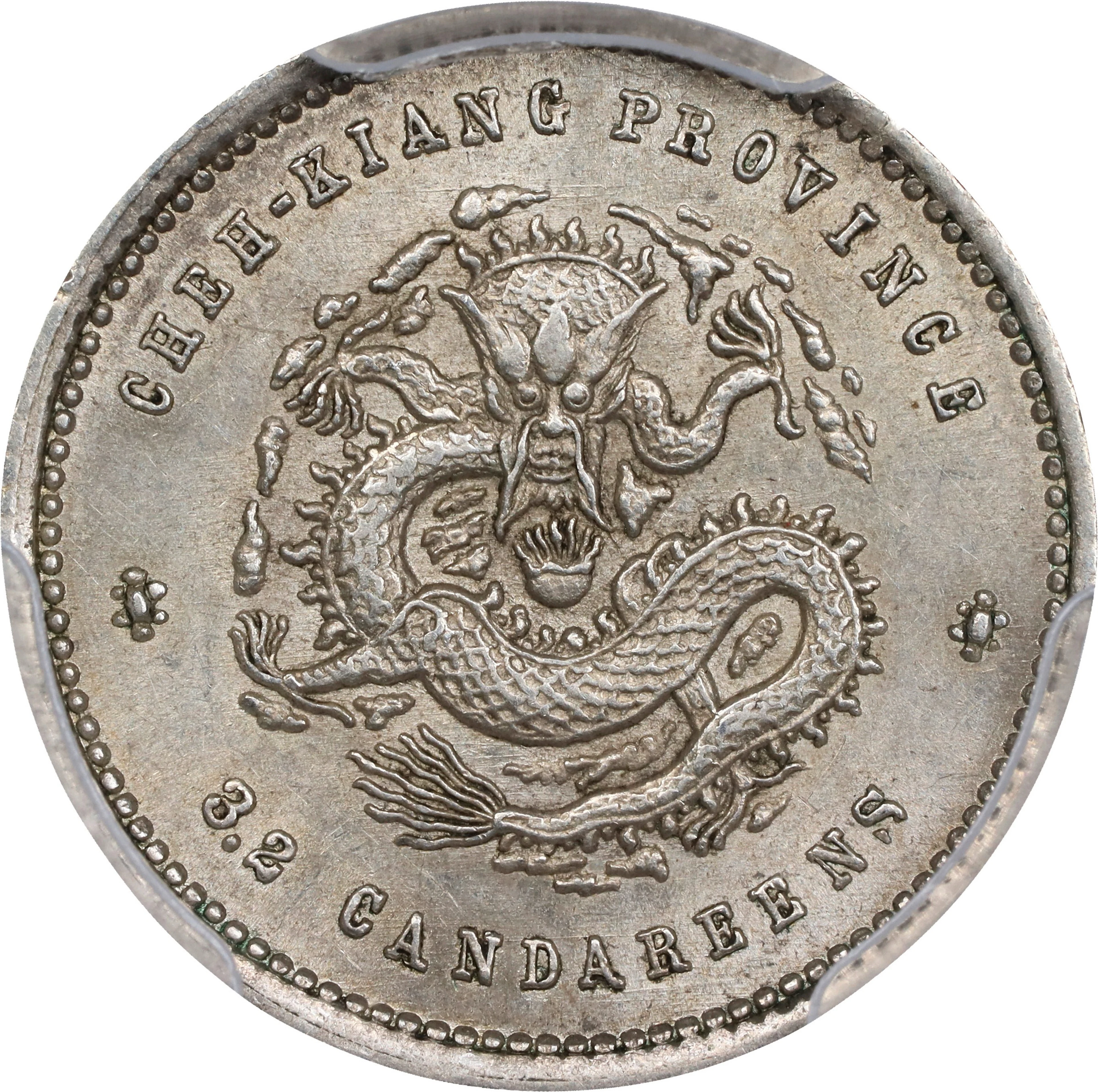 CHINA. Chekiang. 3.6 Candareens (5 Cents), ND (1898-99). Hangchow