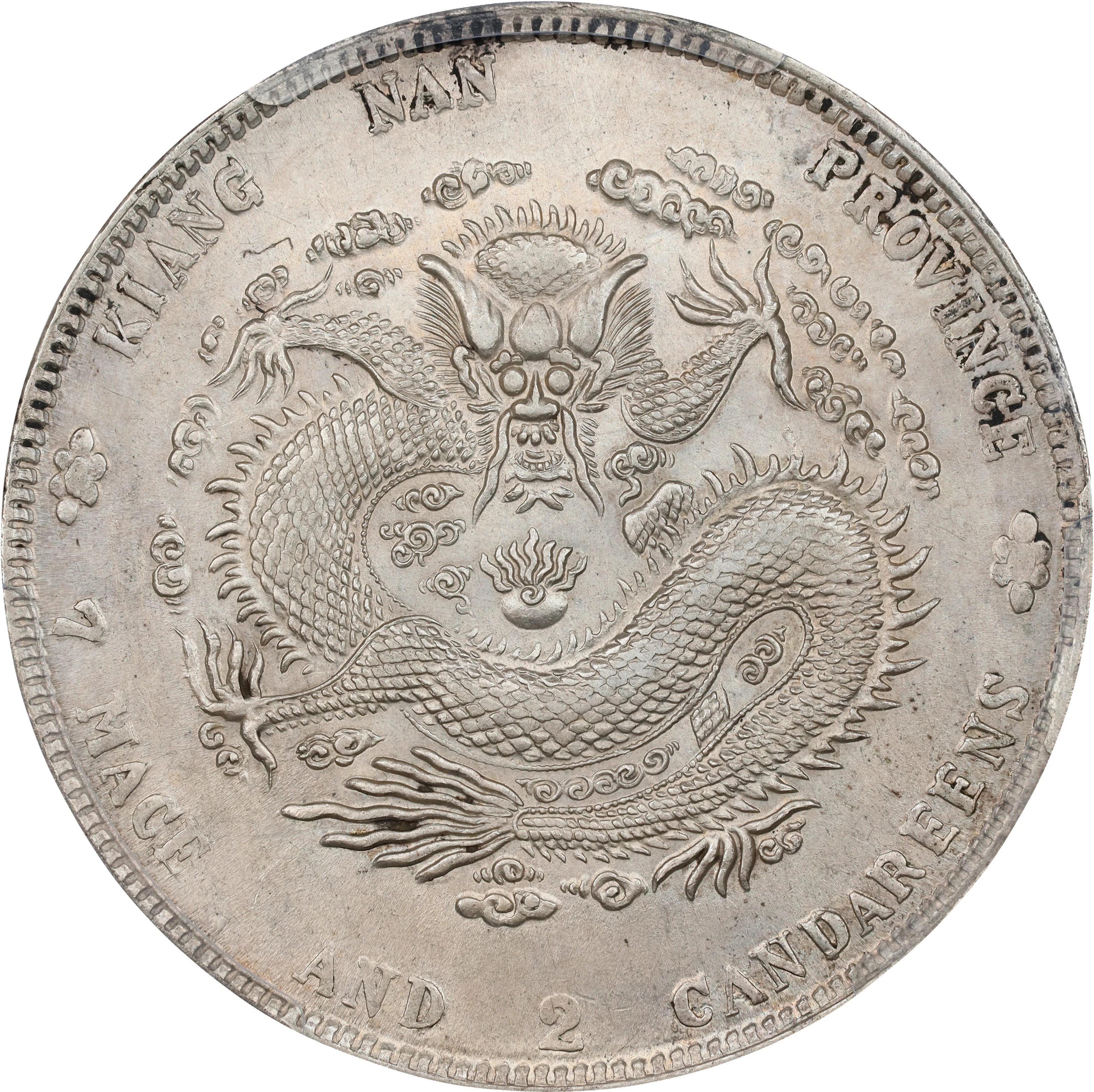 (t) CHINA. Kiangnan. 7 Mace 2 Candareens (Dollar), CD (1901)-HAH.