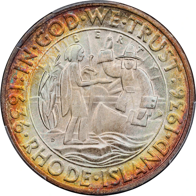 1936-D Rhode Island Tercentenary. MS-67+ (PCGS). CAC.