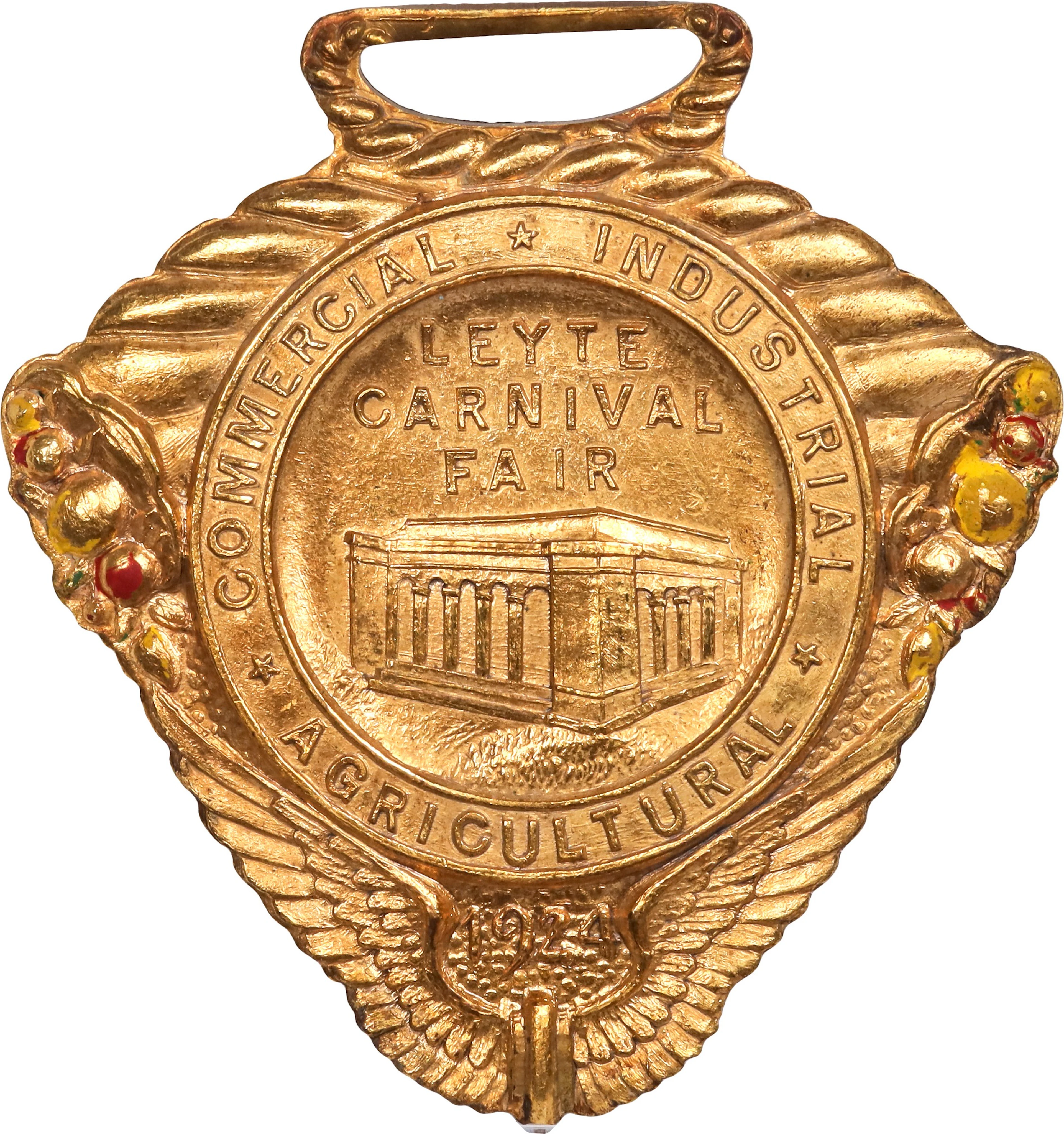 PHILIPPINES. Leyte. Carnival Gilt Bronze Medal, 1924. NGC MS-63.
