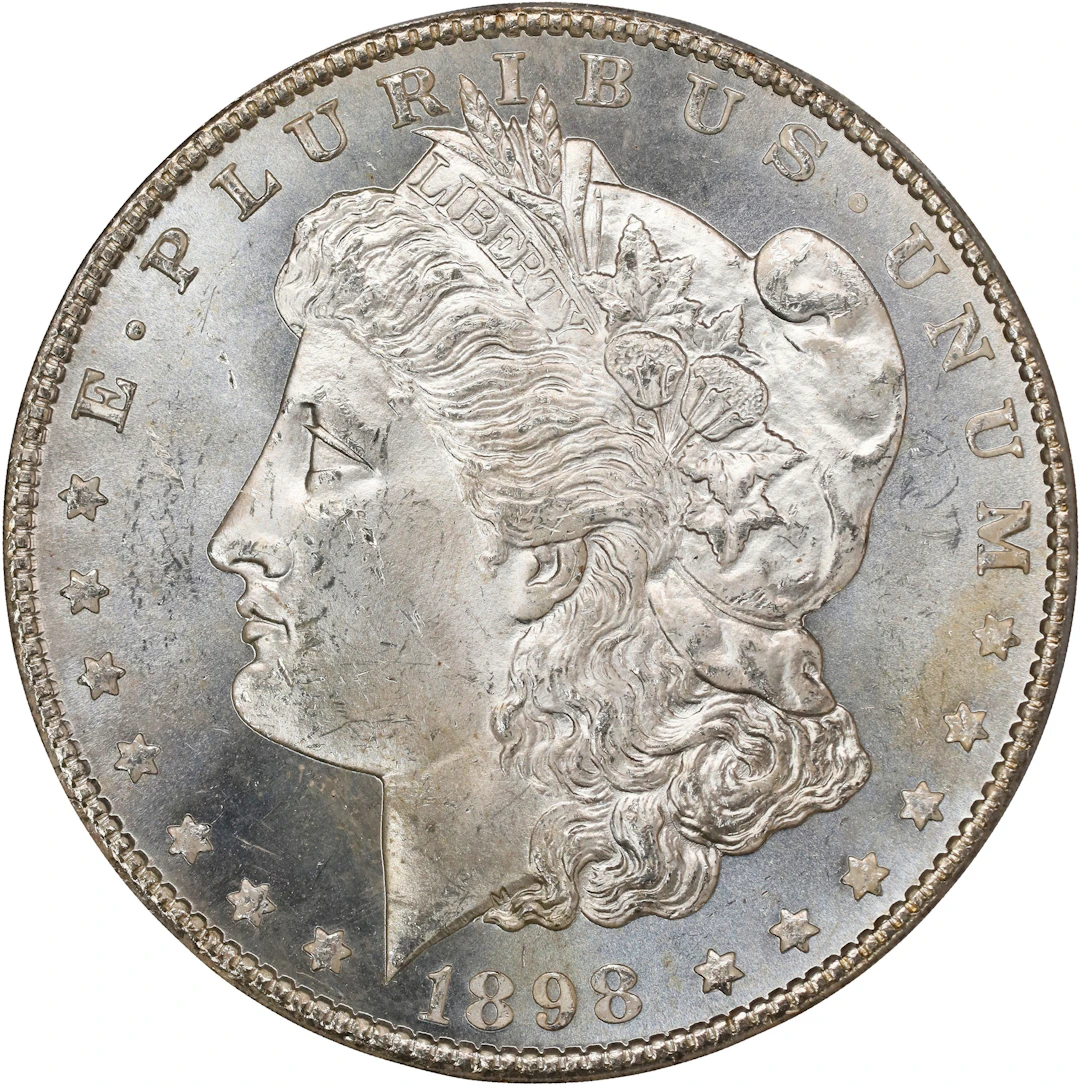 1898-O Morgan Silver Dollar. MS-64 PL (PCGS). OGH.
