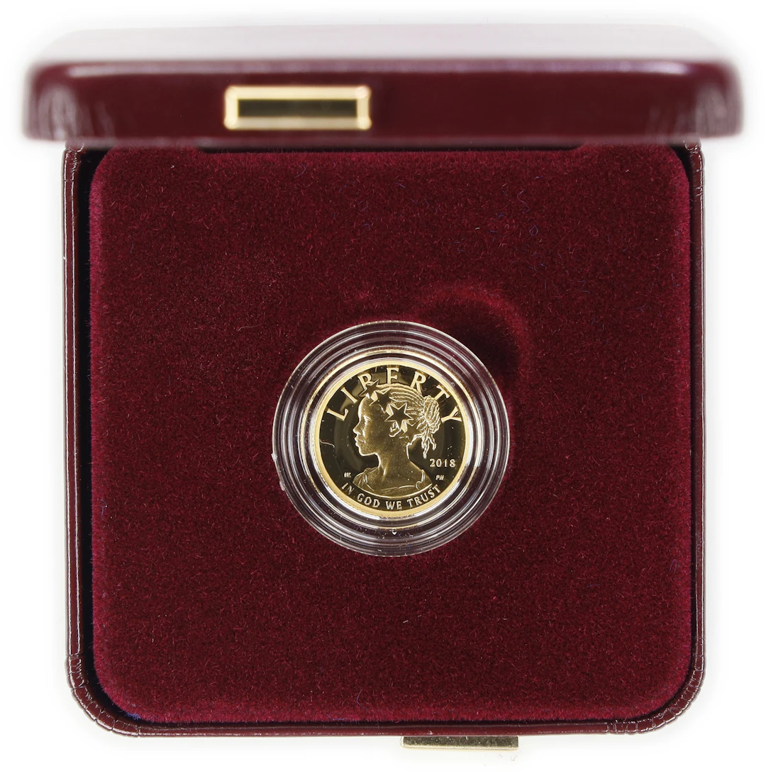 (0.1 oz, 3.11 g AGW). 2018-W American Liberty Gold $10.