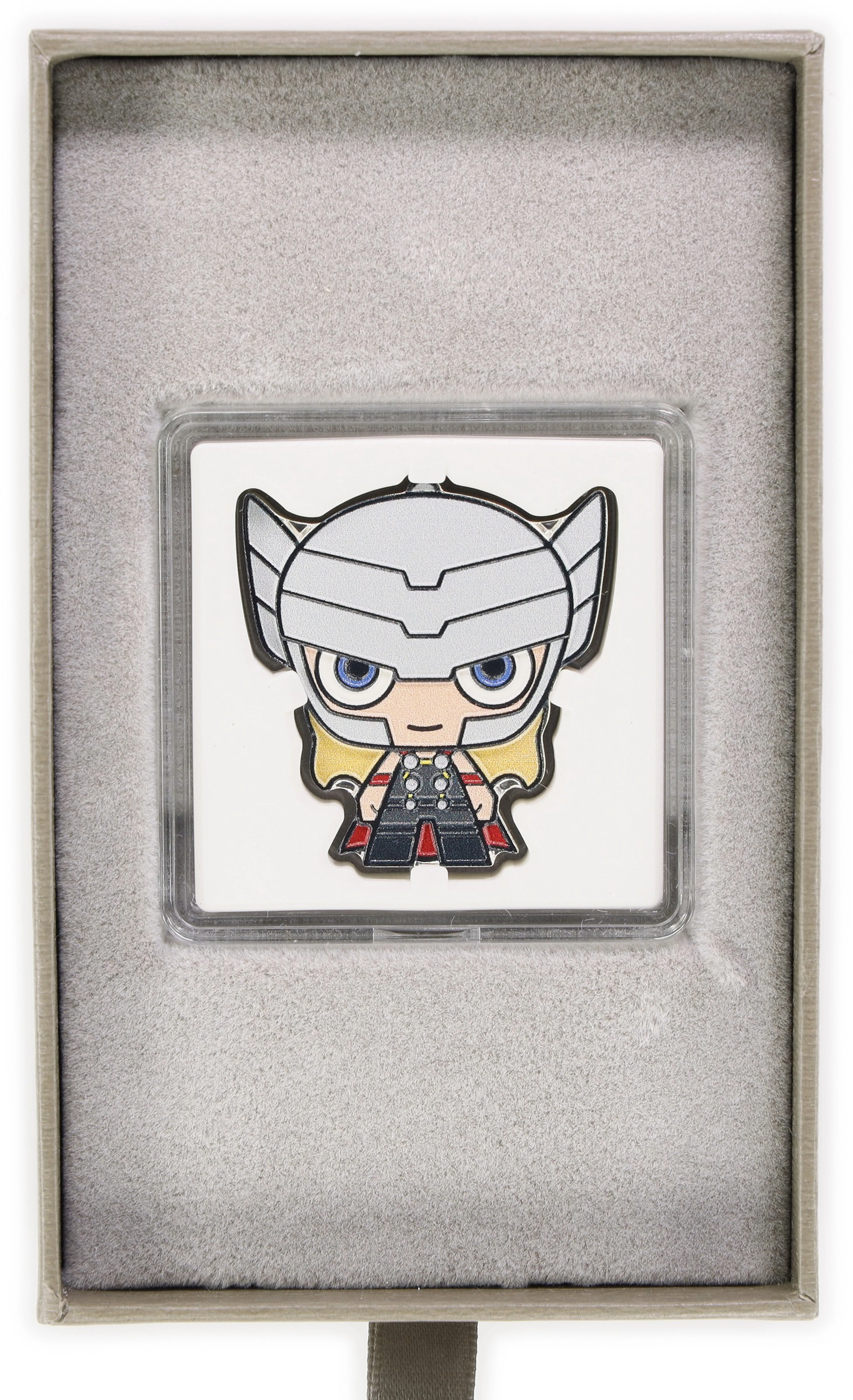 (1 oz, 31.104 g ASW). Niue. 2023 Marvel Chibi Thor 1 oz Silver $2.