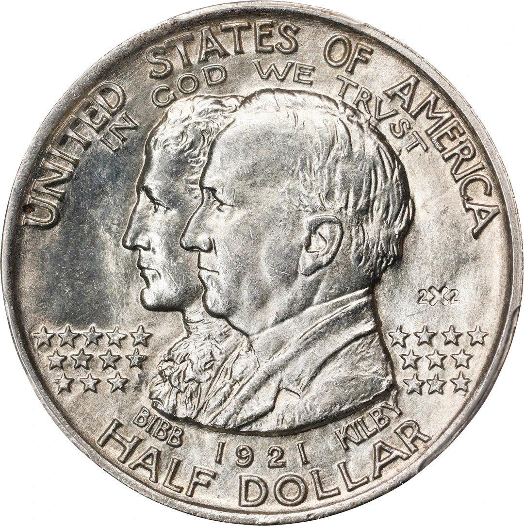 1921 Alabama Centennial. 2x2. MS-62 (PCGS).