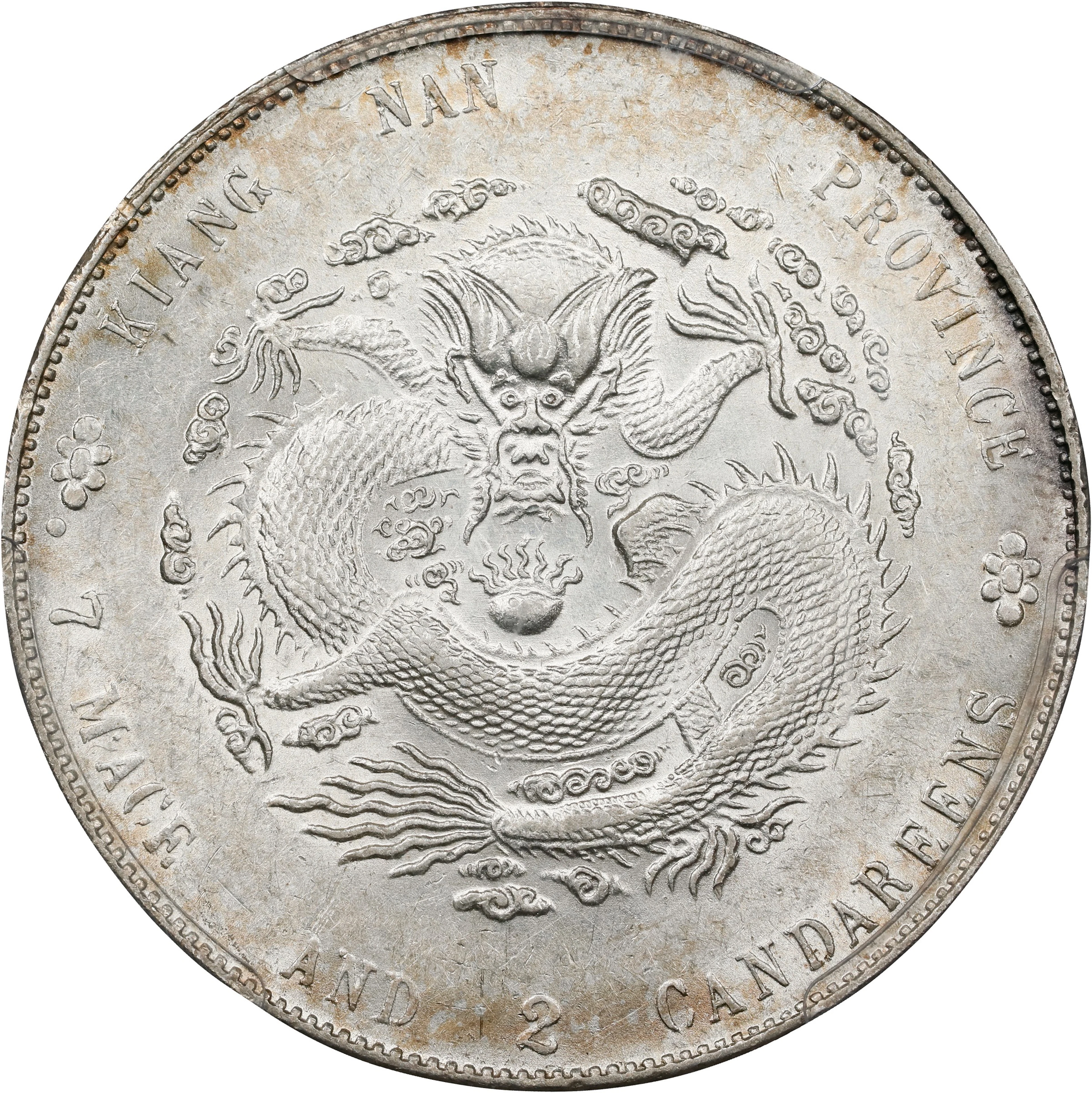 (t) CHINA. Kiangnan. 7 Mace 2 Candareens (Dollar), CD (1904)-HAH CH.