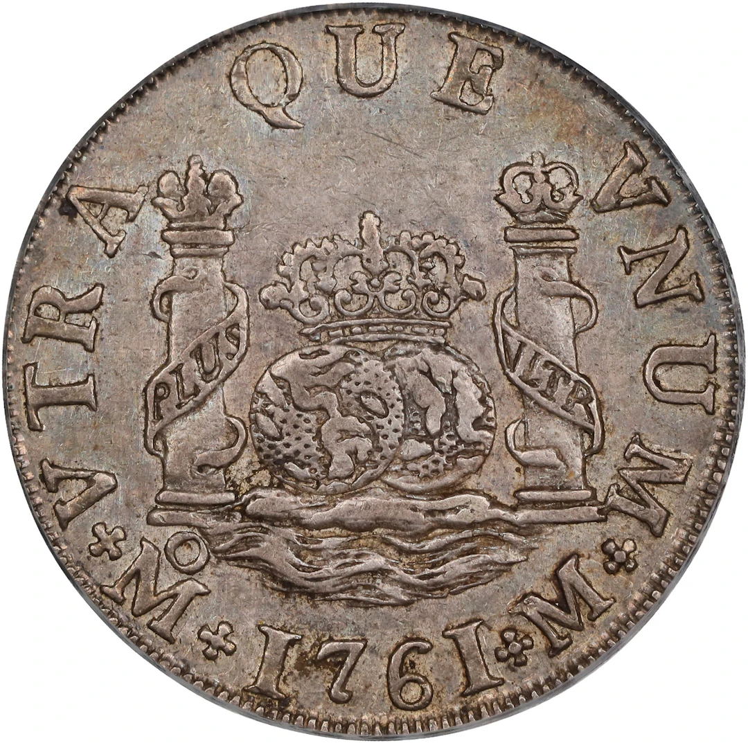SPAIN. Viceroyalty of New Spain. 1761-Mo M 2 Reales. Mexico City Mint.