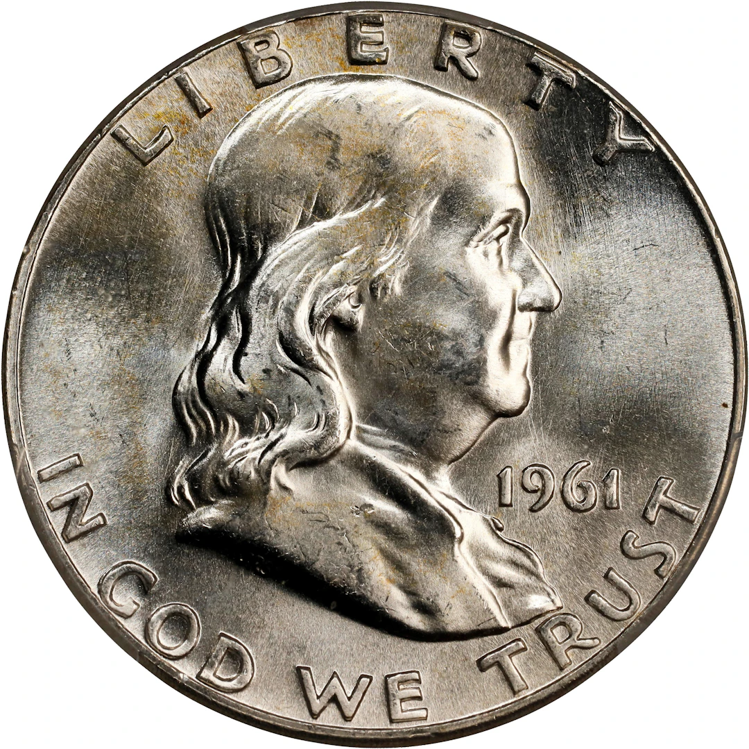 1961 Franklin Half Dollar. MS-65 FBL (PCGS).