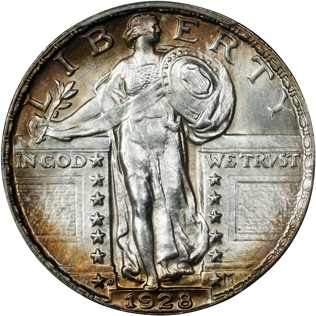 1928-D Standing Liberty Quarter. MS-65 (PCGS).