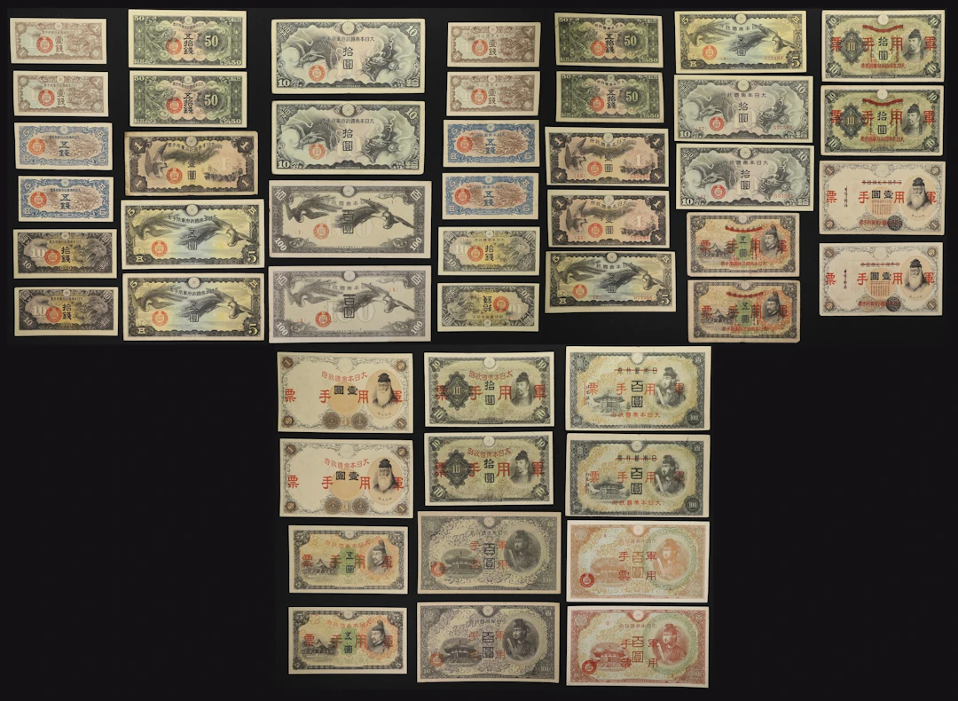 CHINA--MILITARY. Lot of (47). Mixed Banks. Mixed Denominations, Mixed