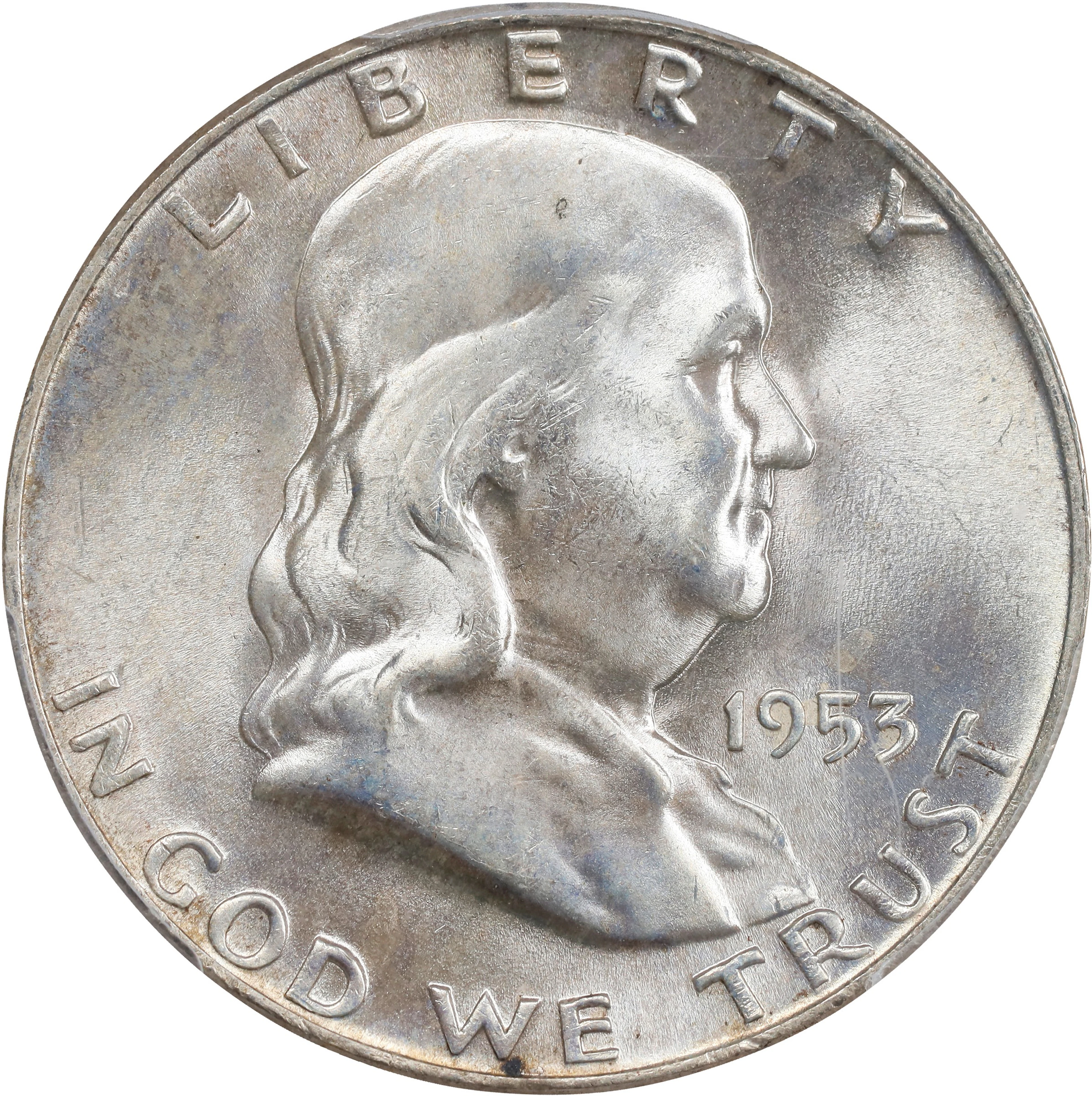 1953-D Franklin Half Dollar. MS-66 FBL (PCGS).