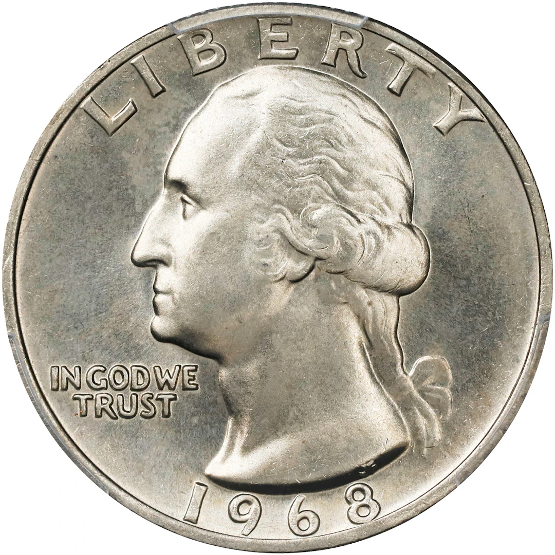 1968 Washington Quarter. MS-67+ (PCGS).