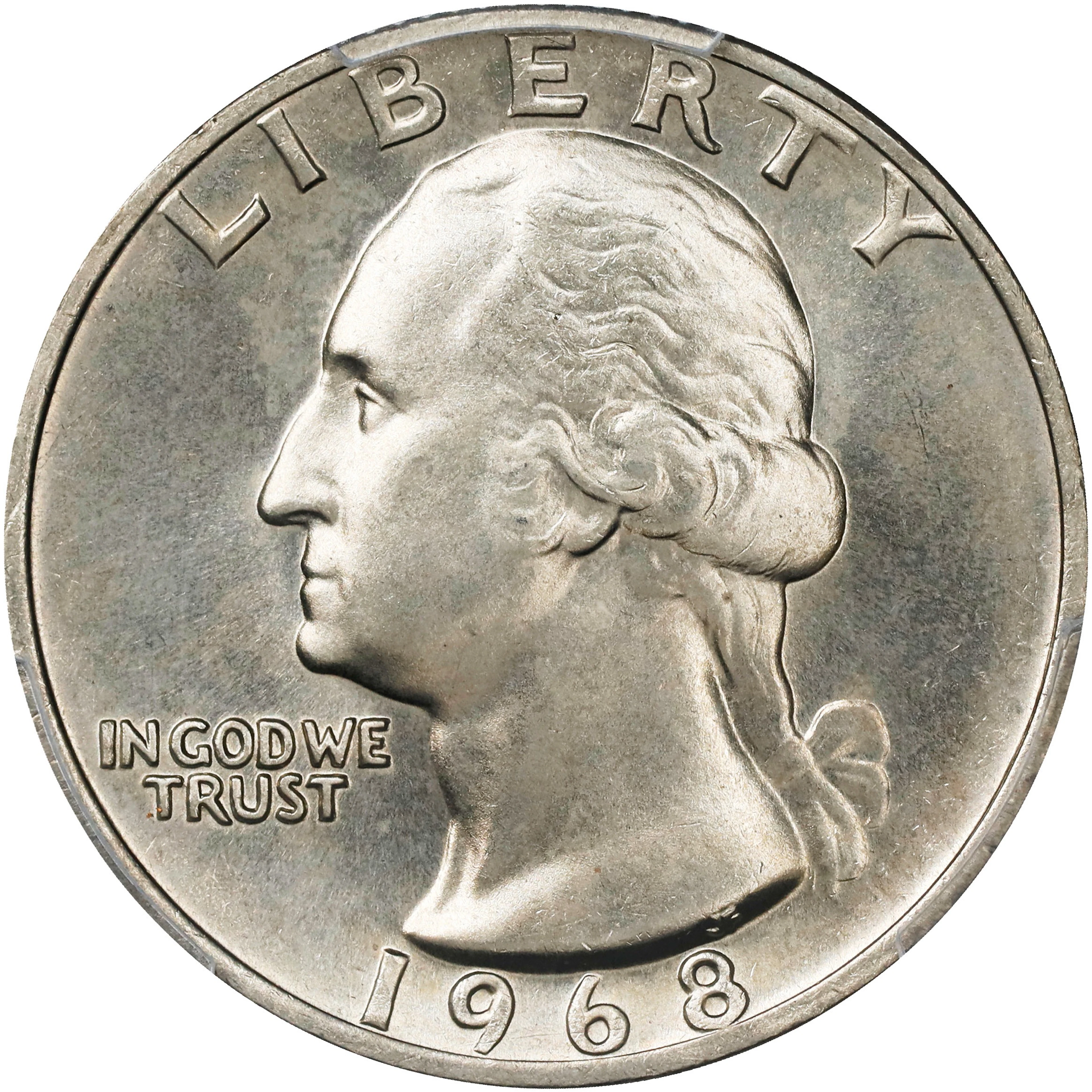 1968 Washington Quarter. MS-67+ (PCGS).