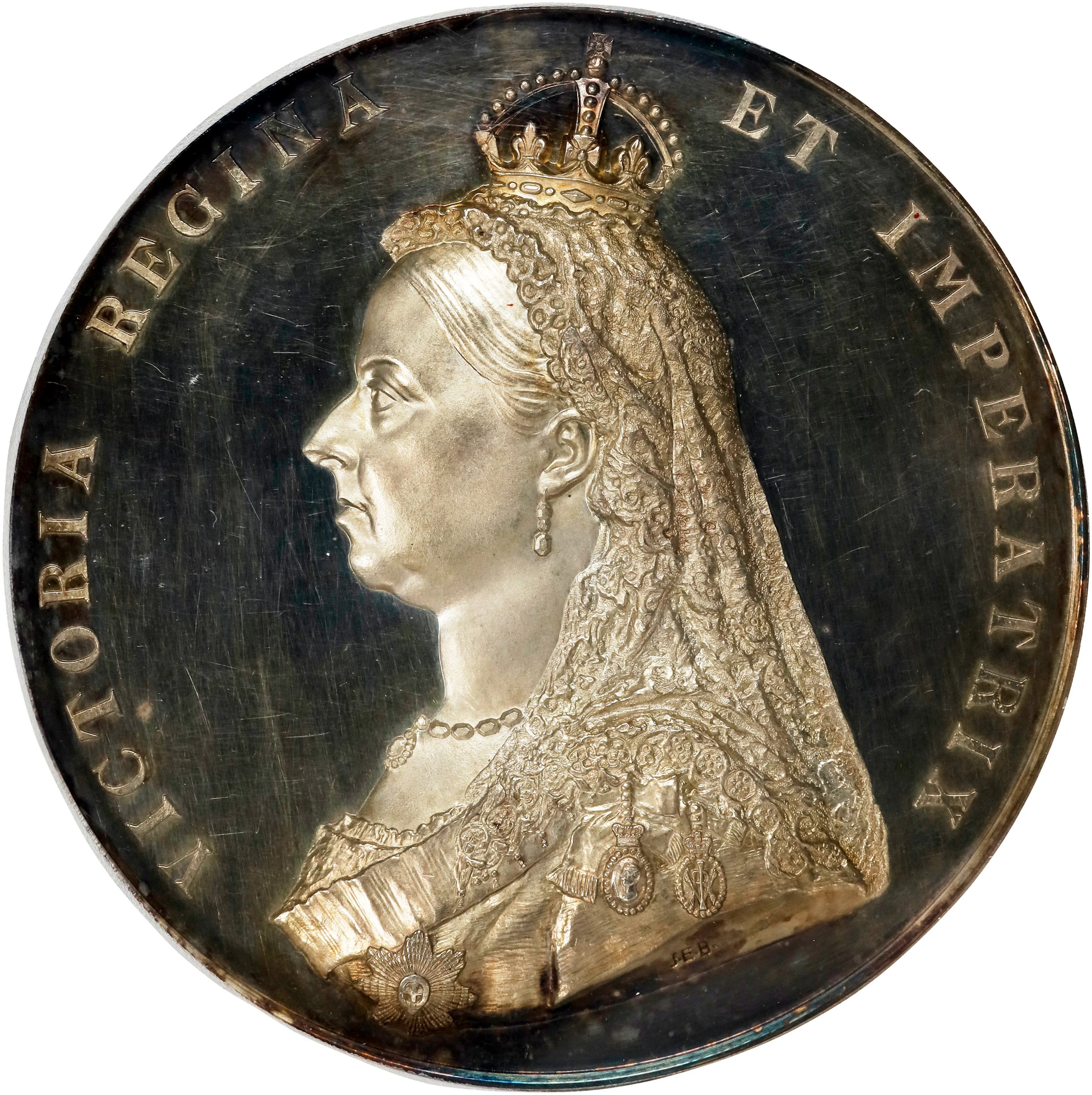 GREAT BRITAIN. Victoria Golden Jubilee Silver Medal, 1887. London