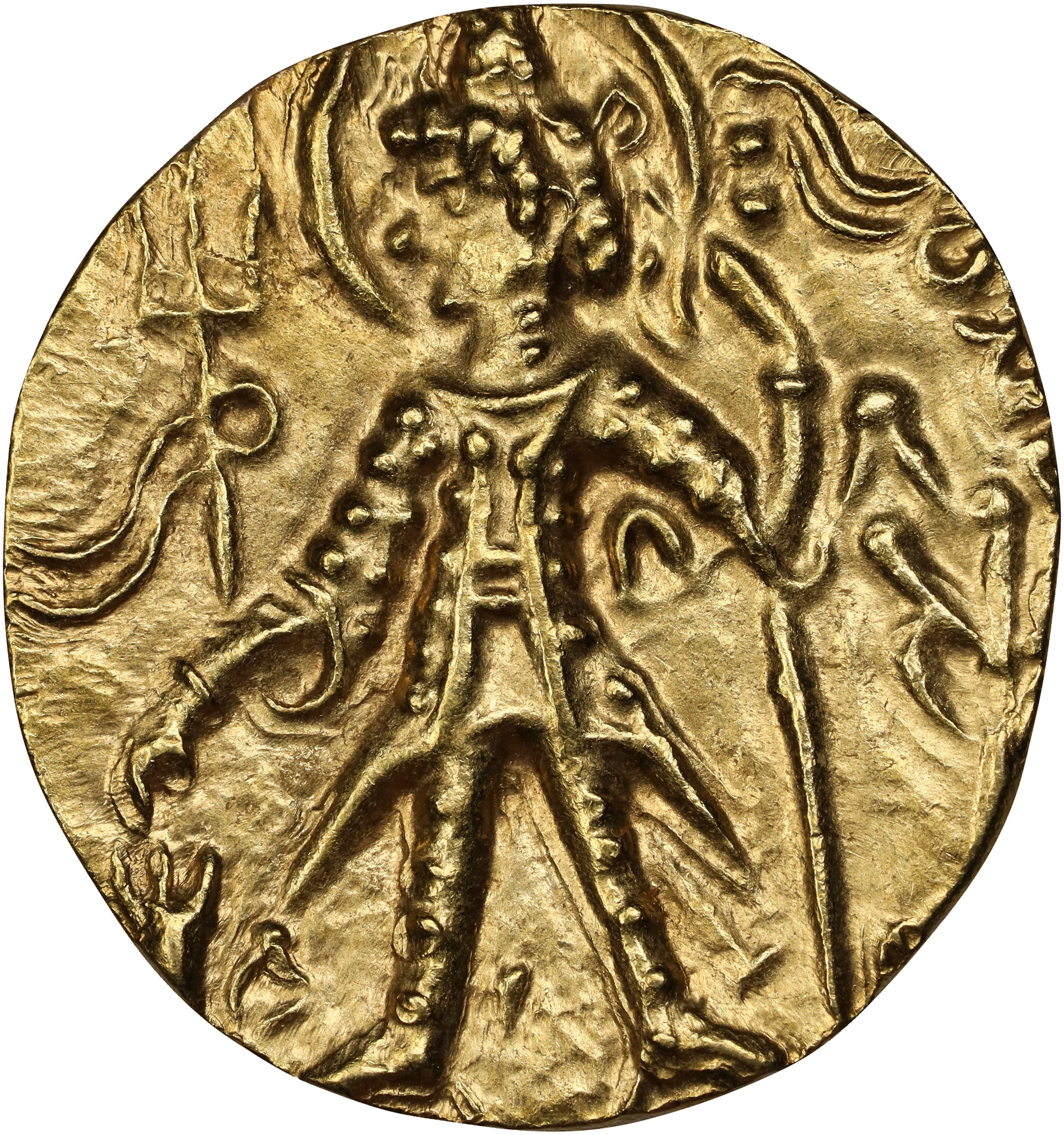 INDIA. Kushan Empire. Vasu Deva II, ca. 290-310. AV Dinar (7.82 gms)