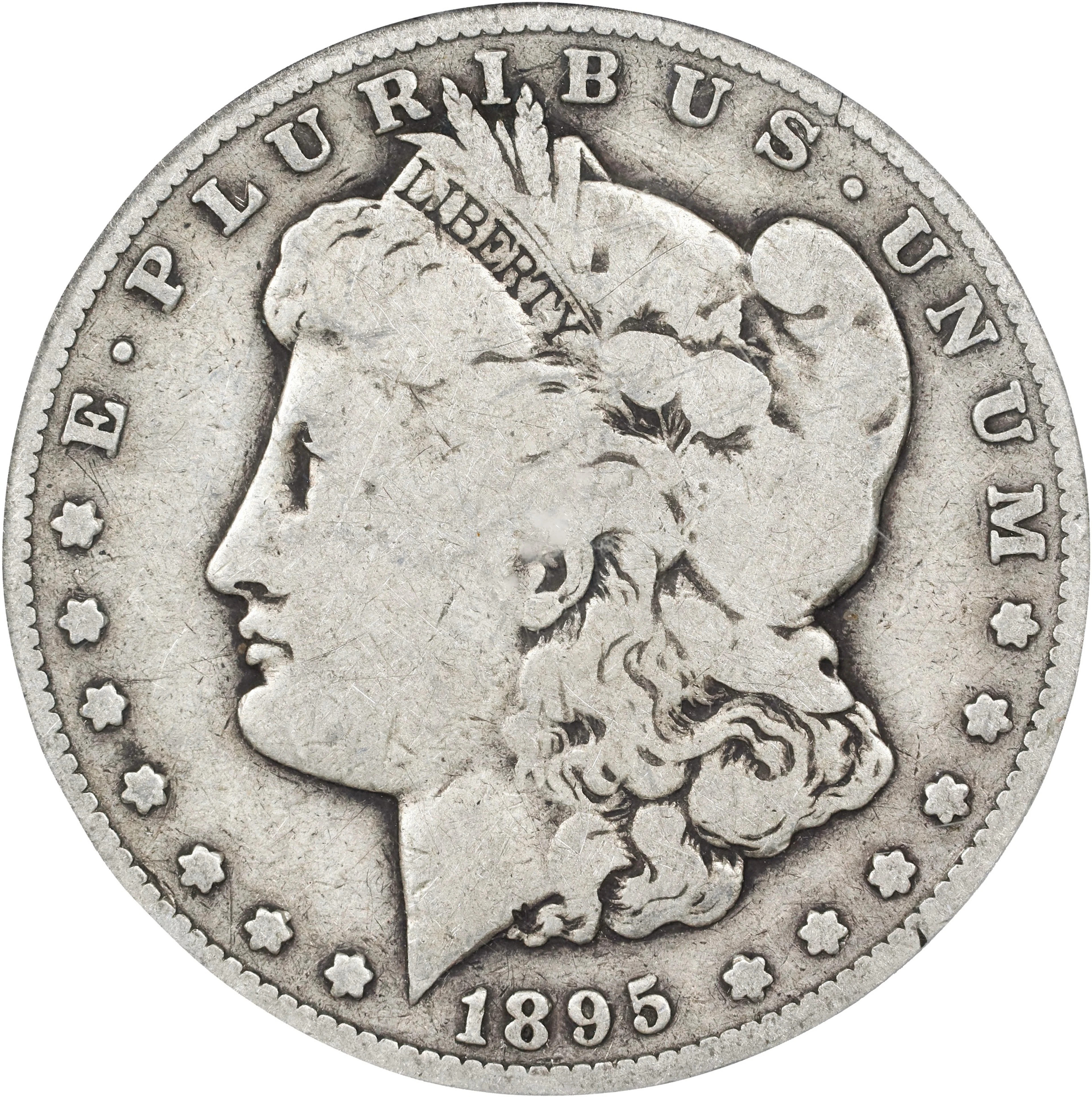 1895-S Morgan Silver Dollar. VG-8 (PCGS).